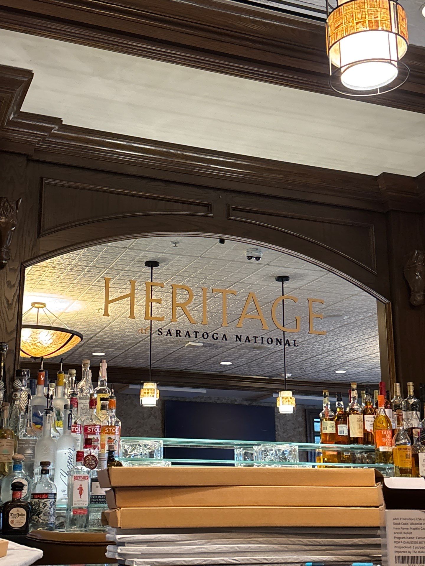 Cut Vinyl Logo at Saratoga National Bar by FASTSIGNS of Saratoga Springs 