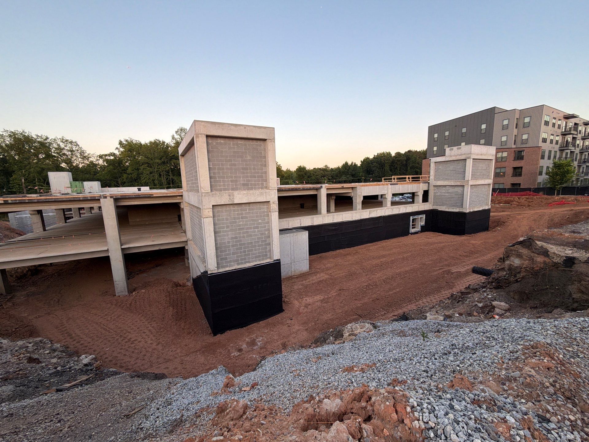 Pratt-Pullman Yard — Below-Grade Waterproofing on a New Parking Garage (Atlanta, GA)