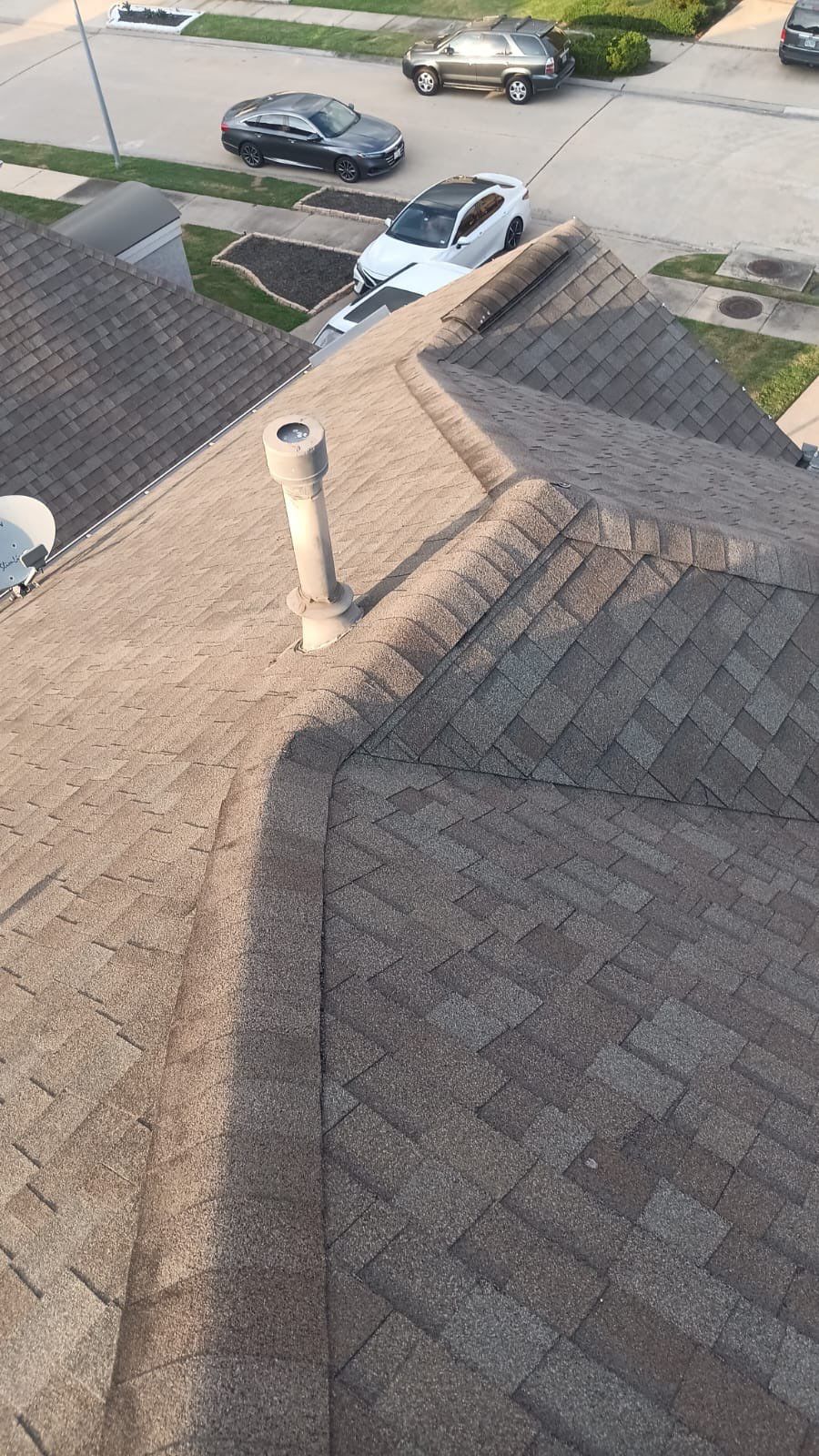 Hail Damage using Owen's Corning Duration (Lifetime) Shingles by Roof Repair Company