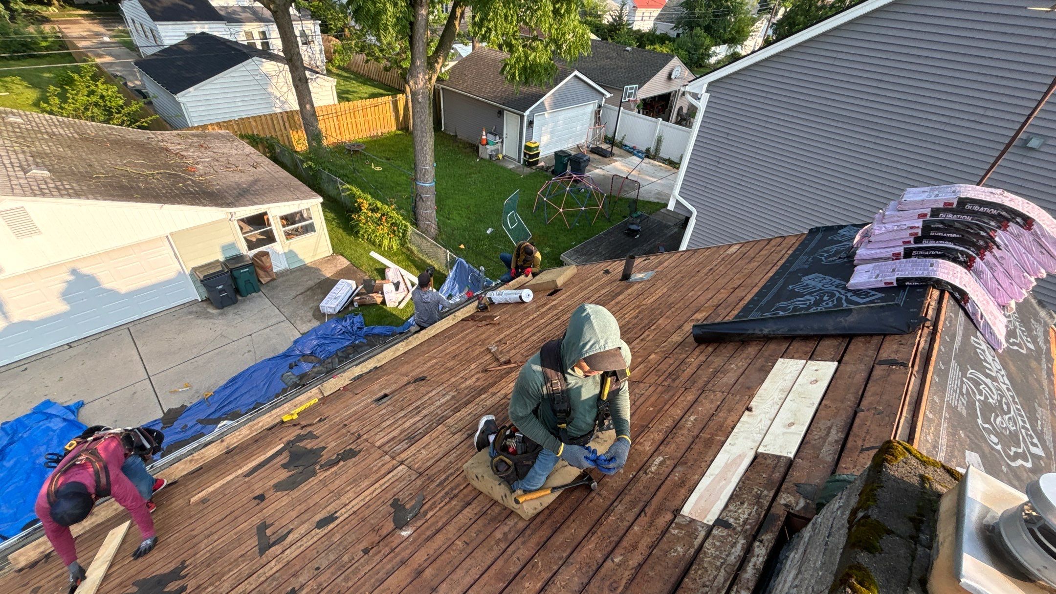 Roof Replacement using Owens Corning Duration by 180 Contractors