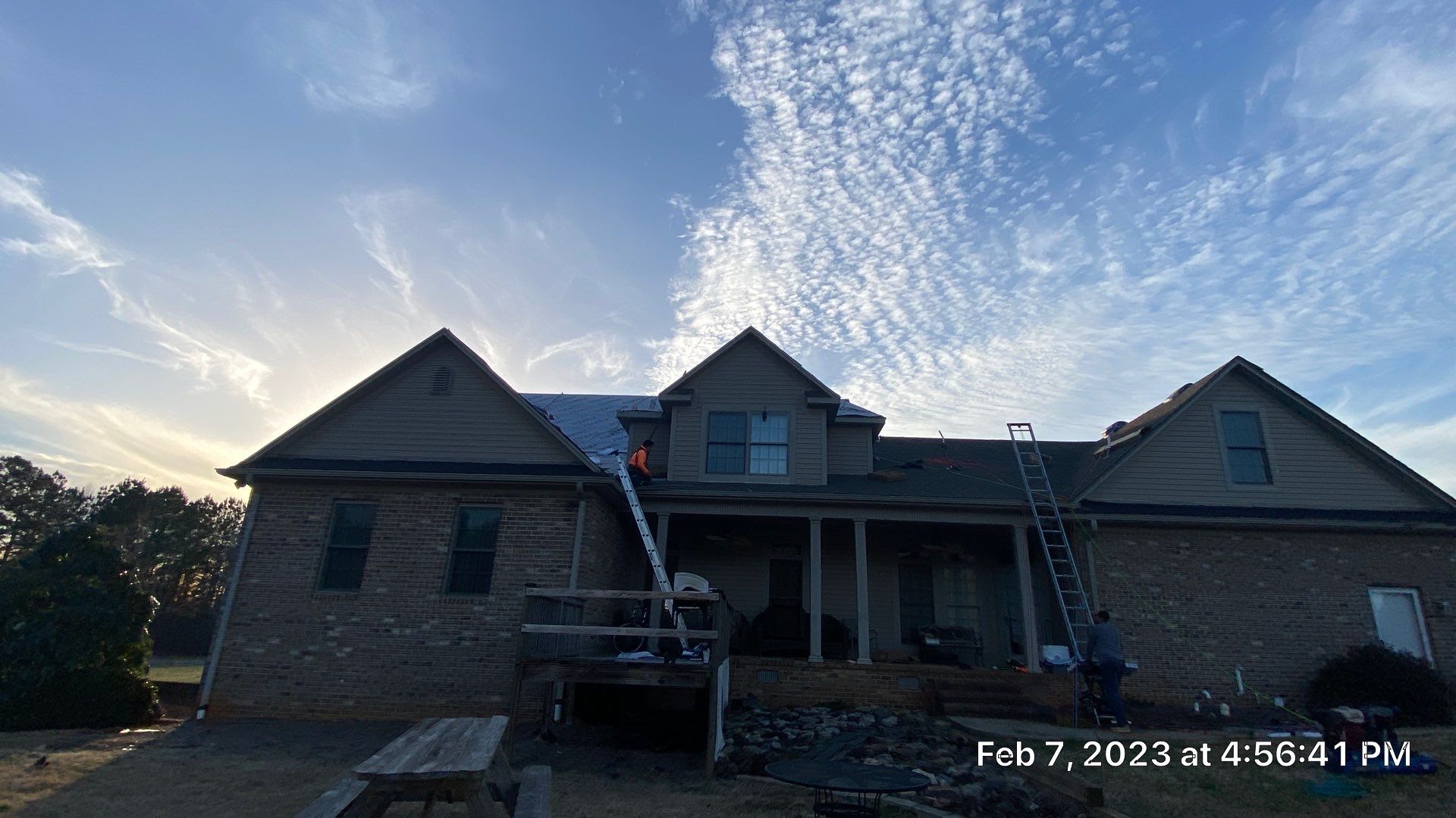 GAF Weathered Wood and Custom Copper by Just In Time Roofing and Restoration