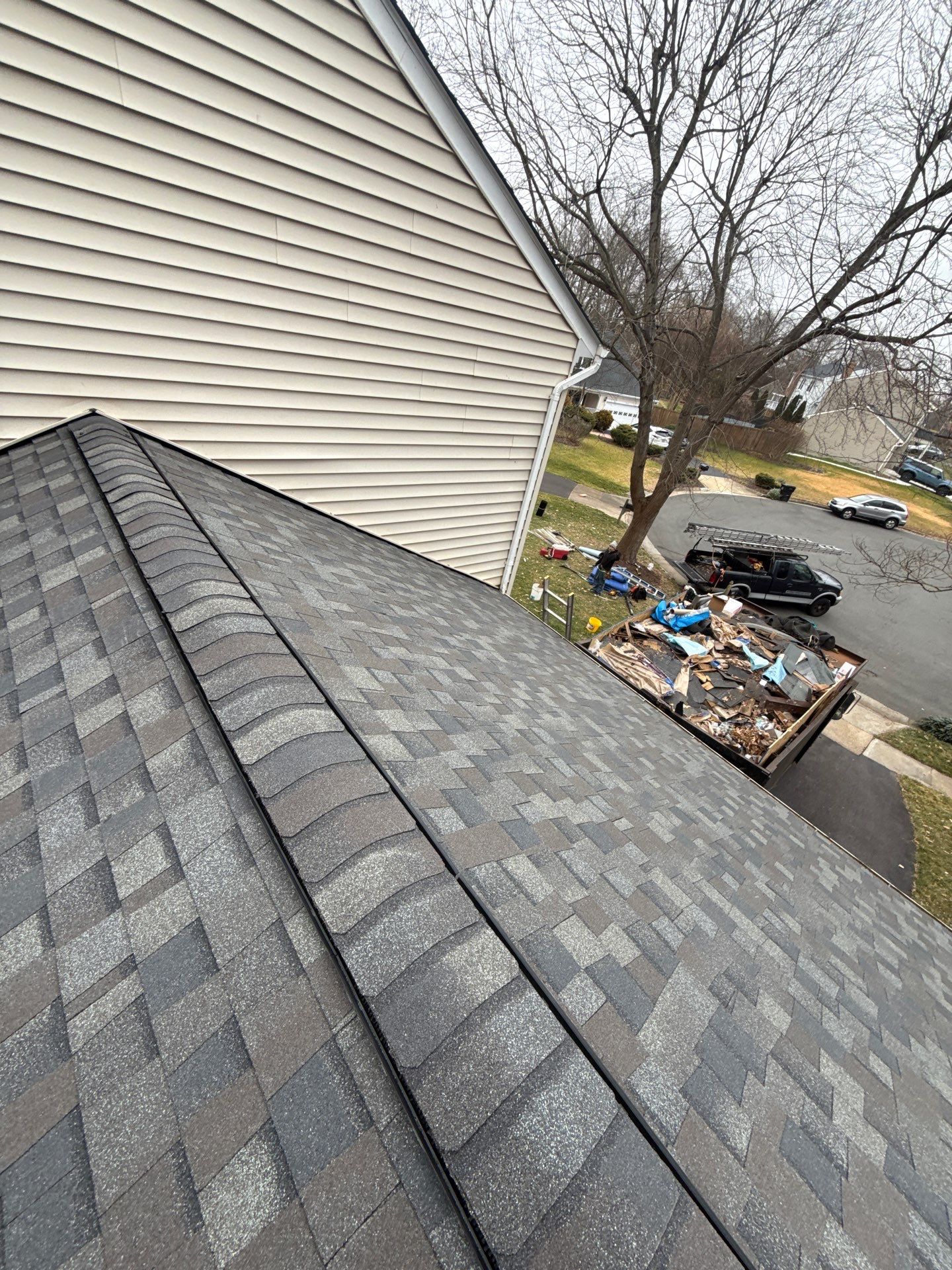 Fairfax Station :Residential Roof Replacement with CertainTeed Landmark Pro in Max Def Drift Wood by RM Banning, Inc.