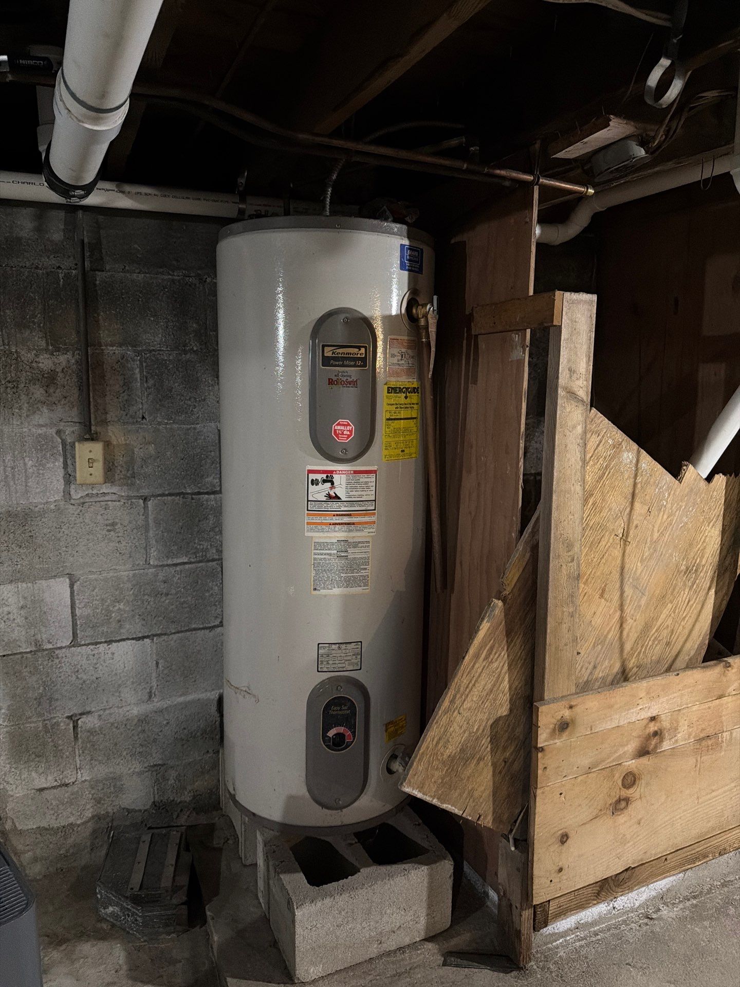 Hybrid Heat Pump Water Heater Installation in Webster by Stake Plumbing and Heating