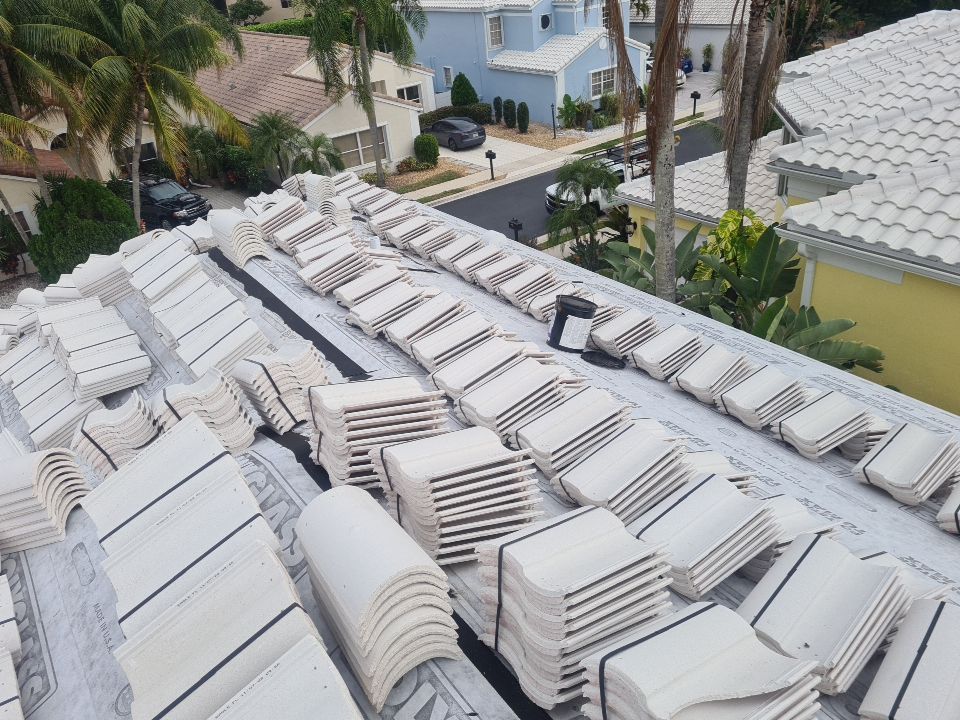 Residential Roofing Installation using Eagle Roofing Tile by BLUES BROTHERS ROOFING