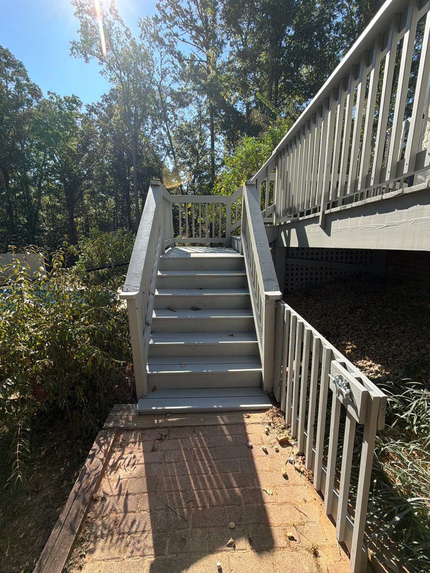 Multi-Level Deck Restoration and Staining Project in Canton, Georgia by Swift Home Renovations 