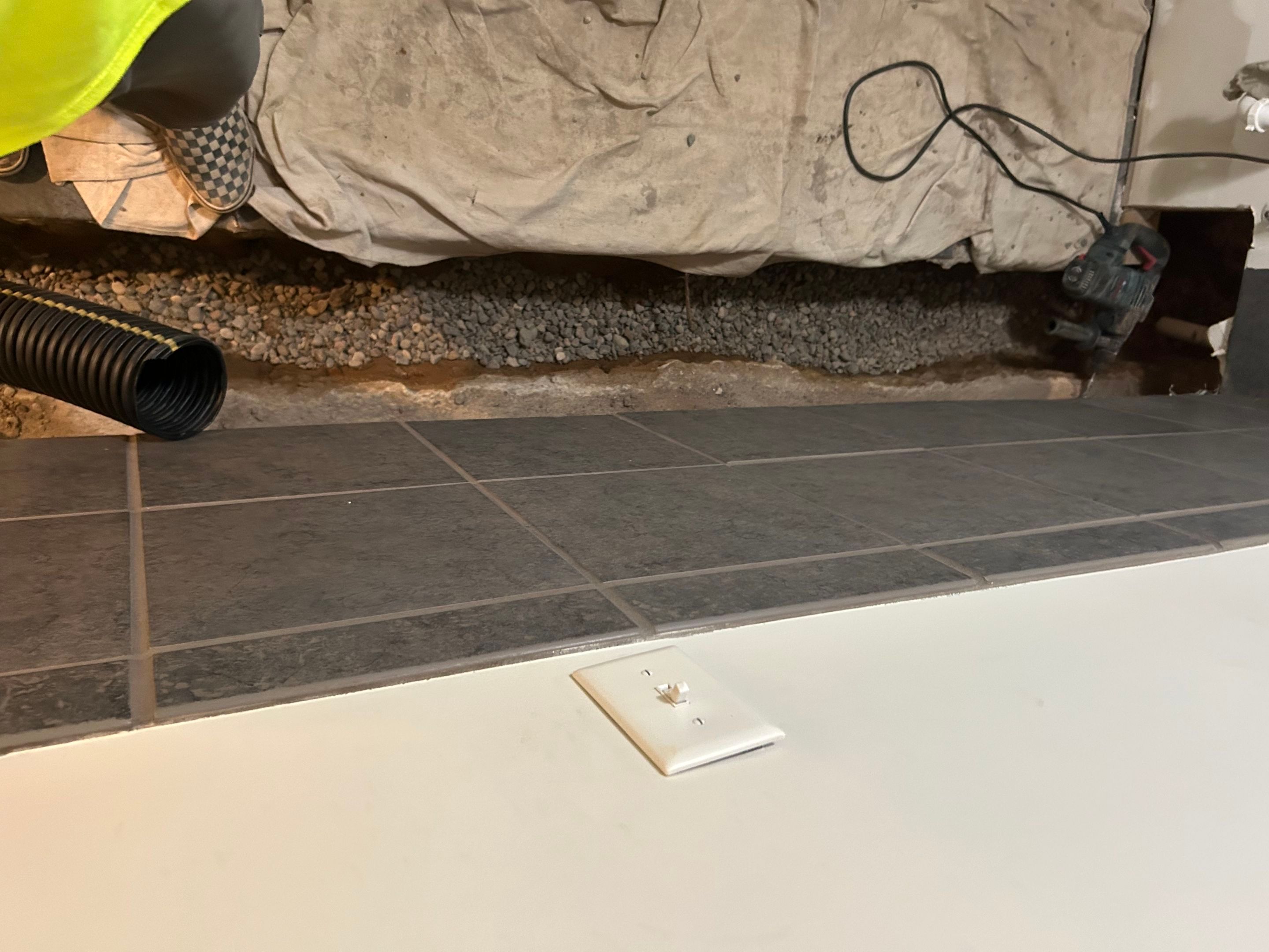 Drain Tile in Circle Pines by Waterproofing Northeast