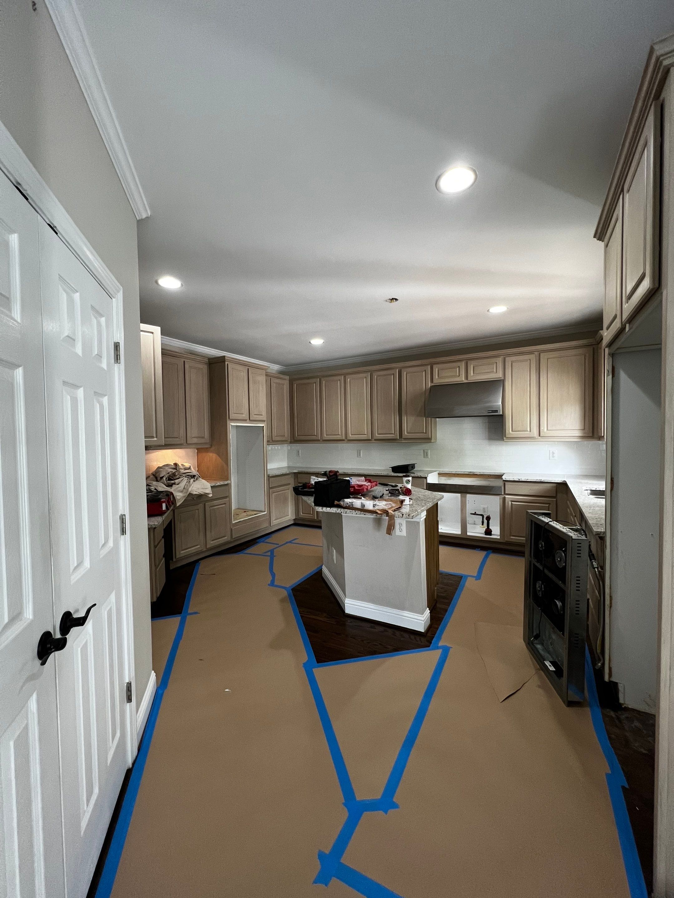 Kitchen Remodel in Roswell Featuring Shaker Cabinetry and Quartz Countertops by Swift Home Renovations 
