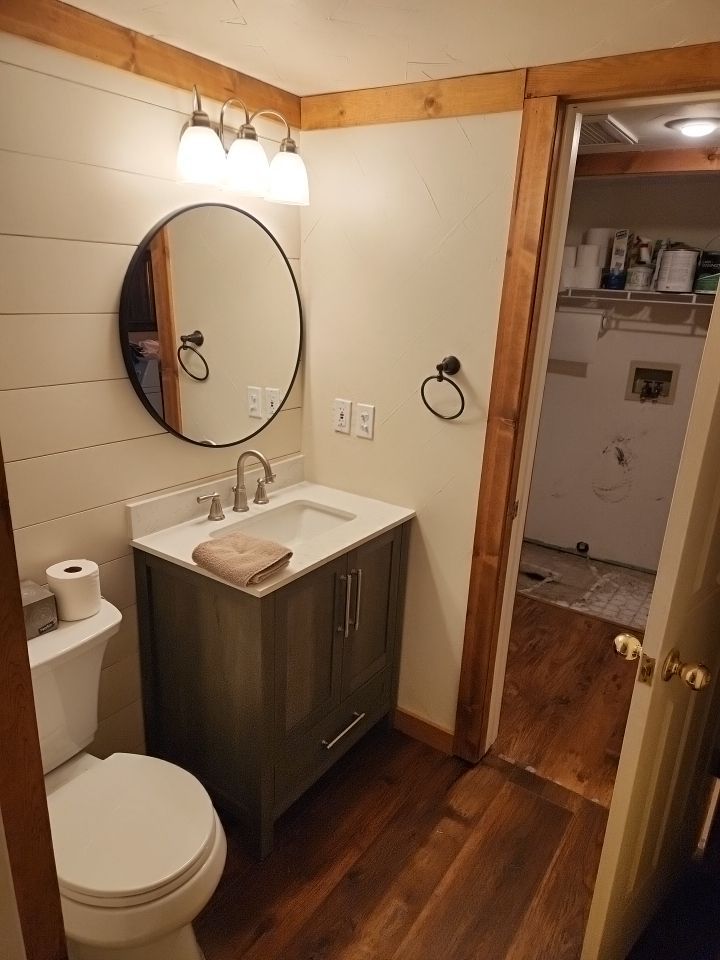 Bathroom Refresh by The Tahoe Tradesman