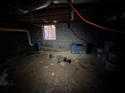 Alpharetta Crawlspace Water Damage Restoration with Vapor Barrier Installation