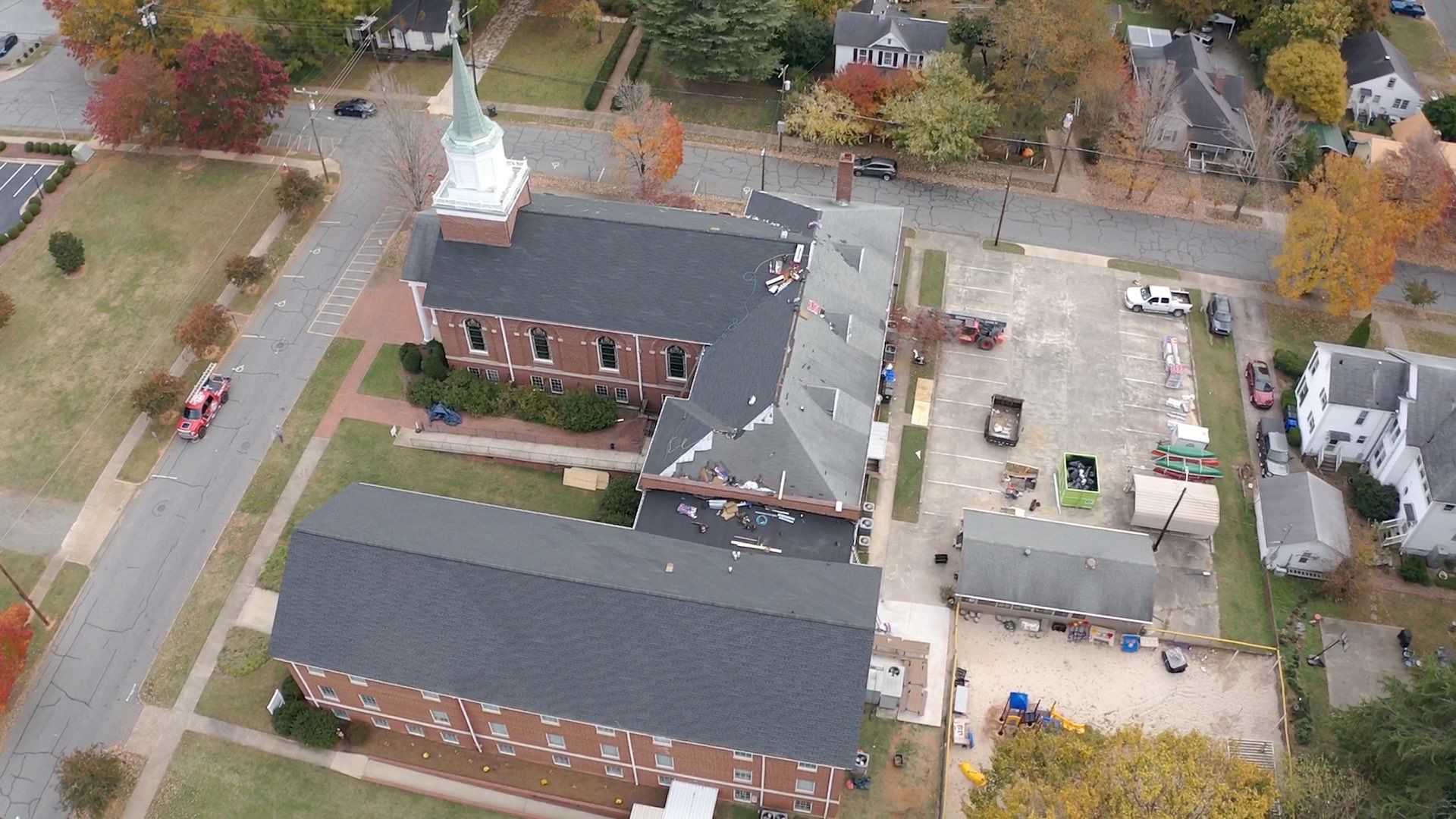 Mebane United Methodist Church by Just In Time Roofing and Restoration
