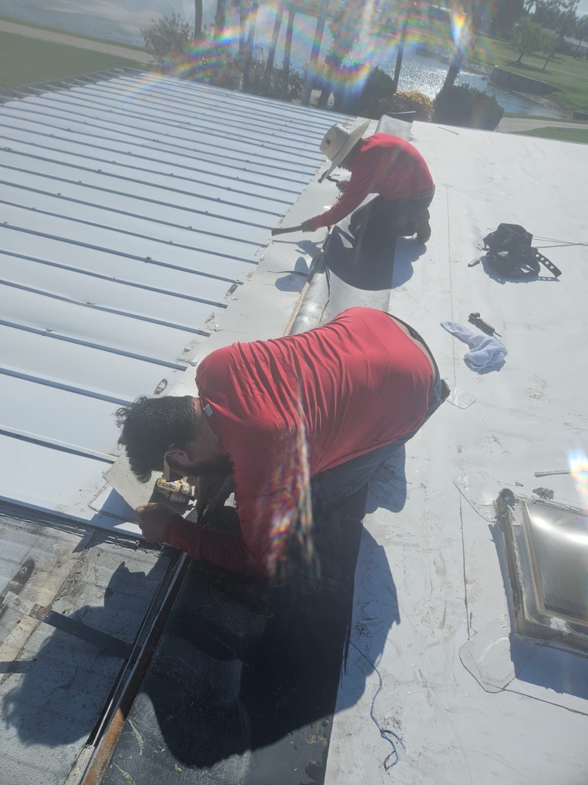 Residential TPO and Skylight Installation by Four Peaks Roofing