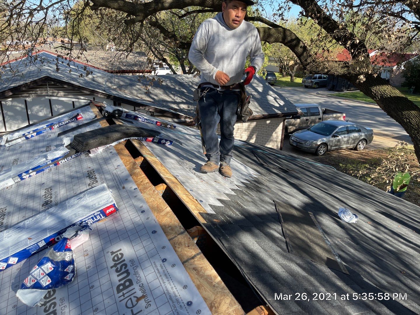 Historical Home needed a full decking and new roof by First United Roofing & Construction