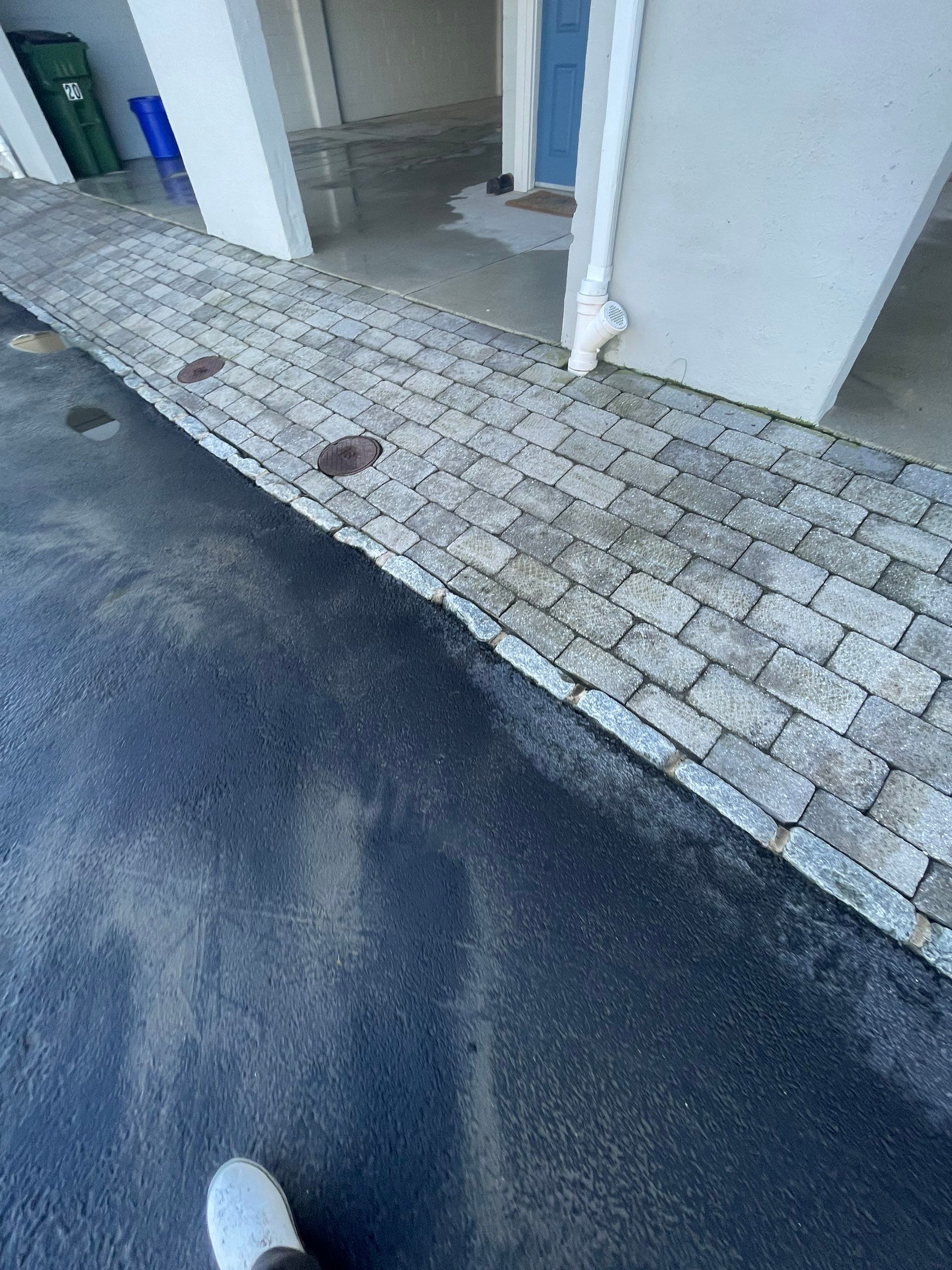Pavers Cleaned & Concrete Cleaning by SJ Exterior