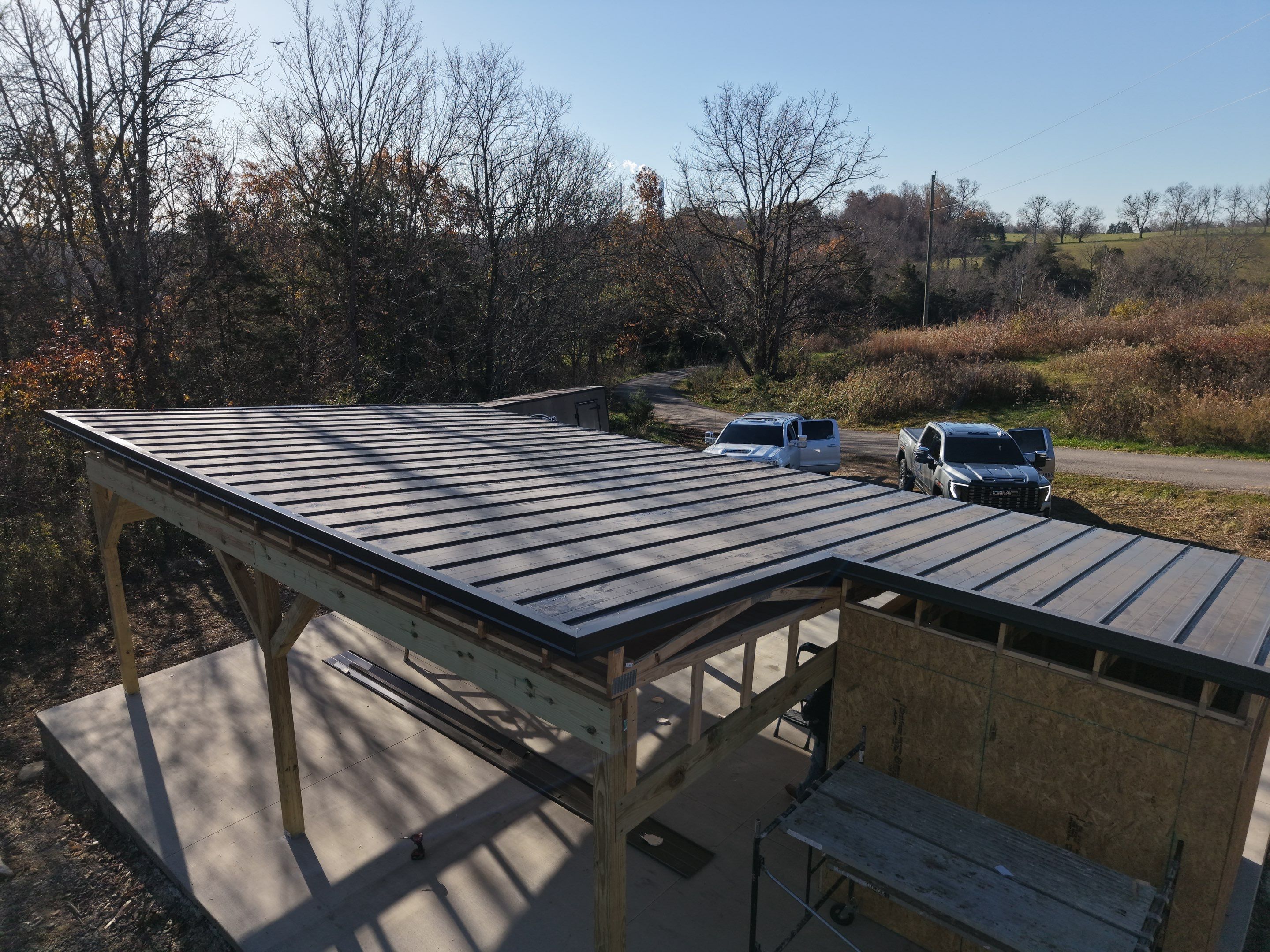 Standing Seam Pavilion Roof by Stout Exteriors