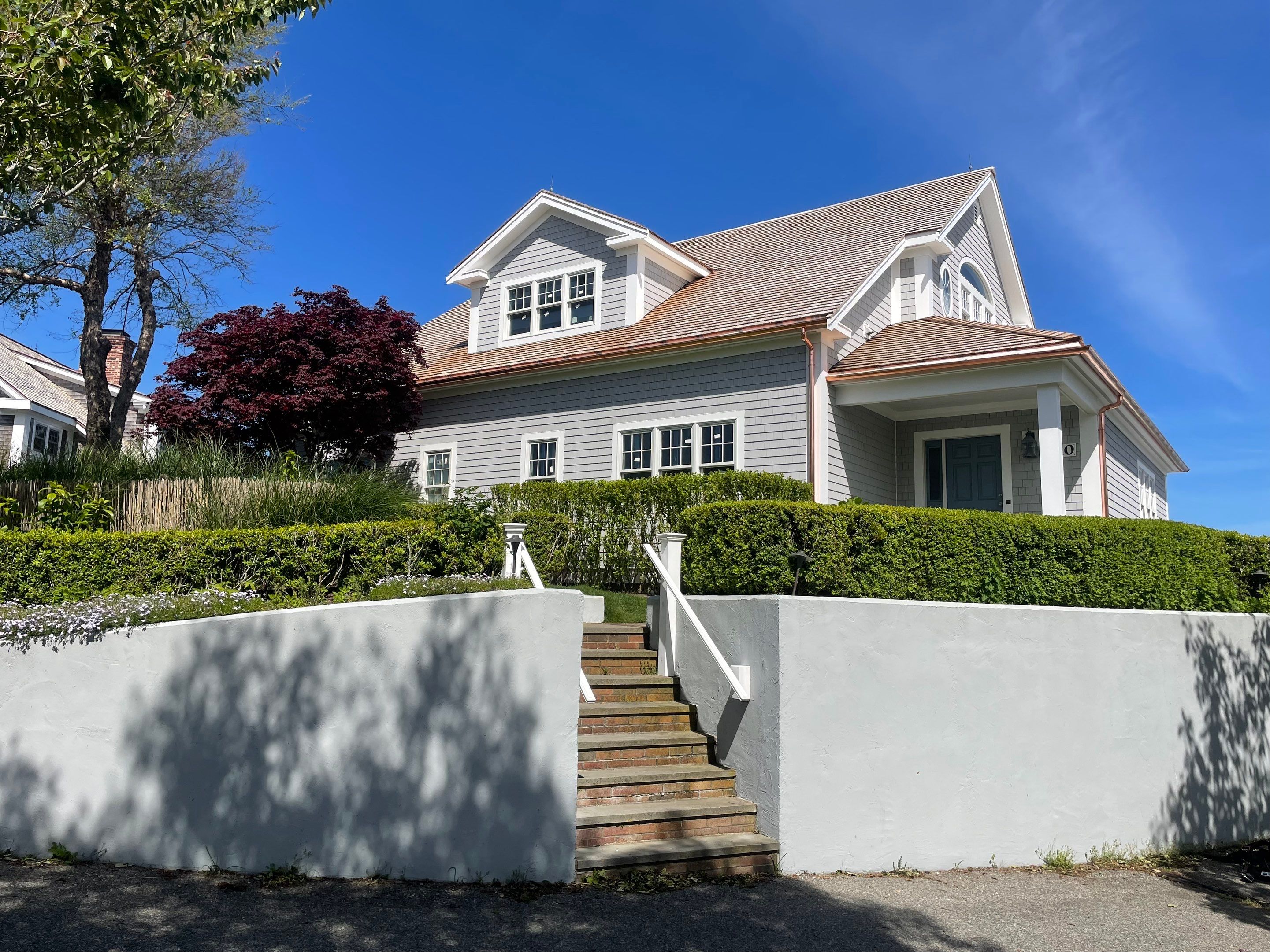 Copper Half Round Gutters in Provincetown, MA by Gutter Pro Enterprises