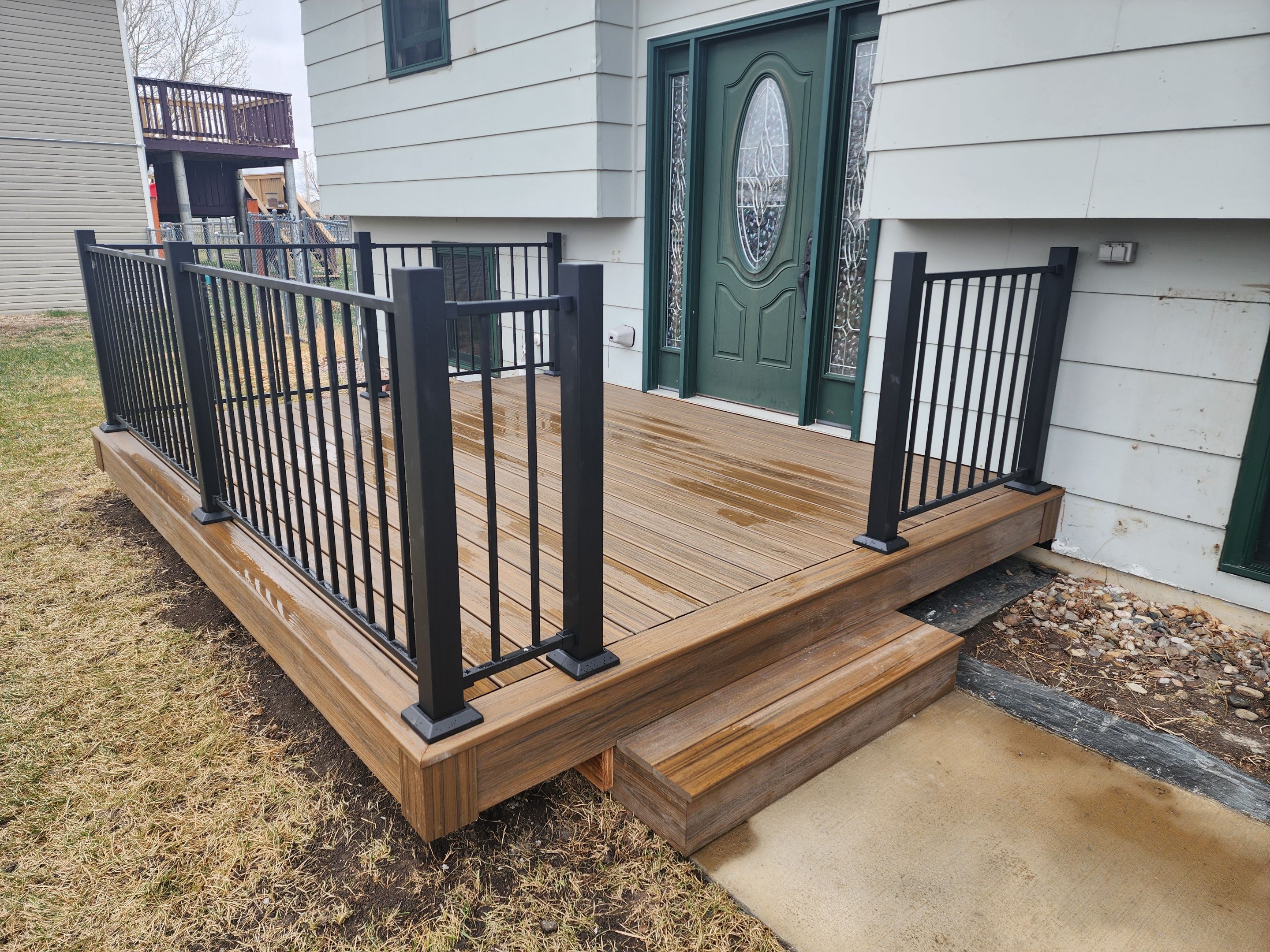 Deck Installation using Trex by Weather-Tite Exteriors LLC