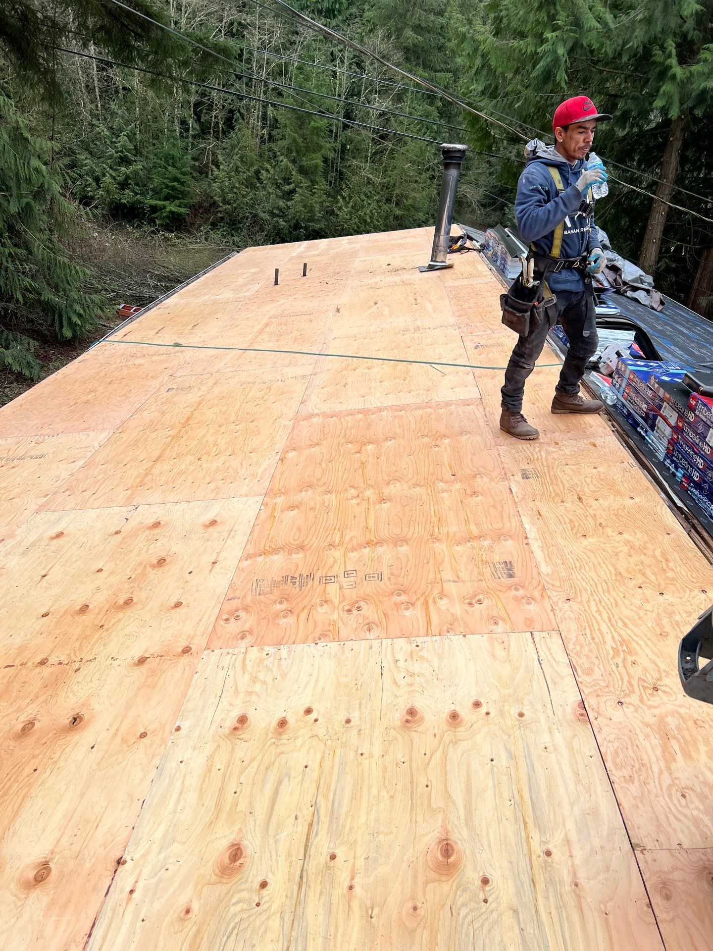 Residential Roofing Installation using GAF HDZ Shingles by Roofing Formula LLC