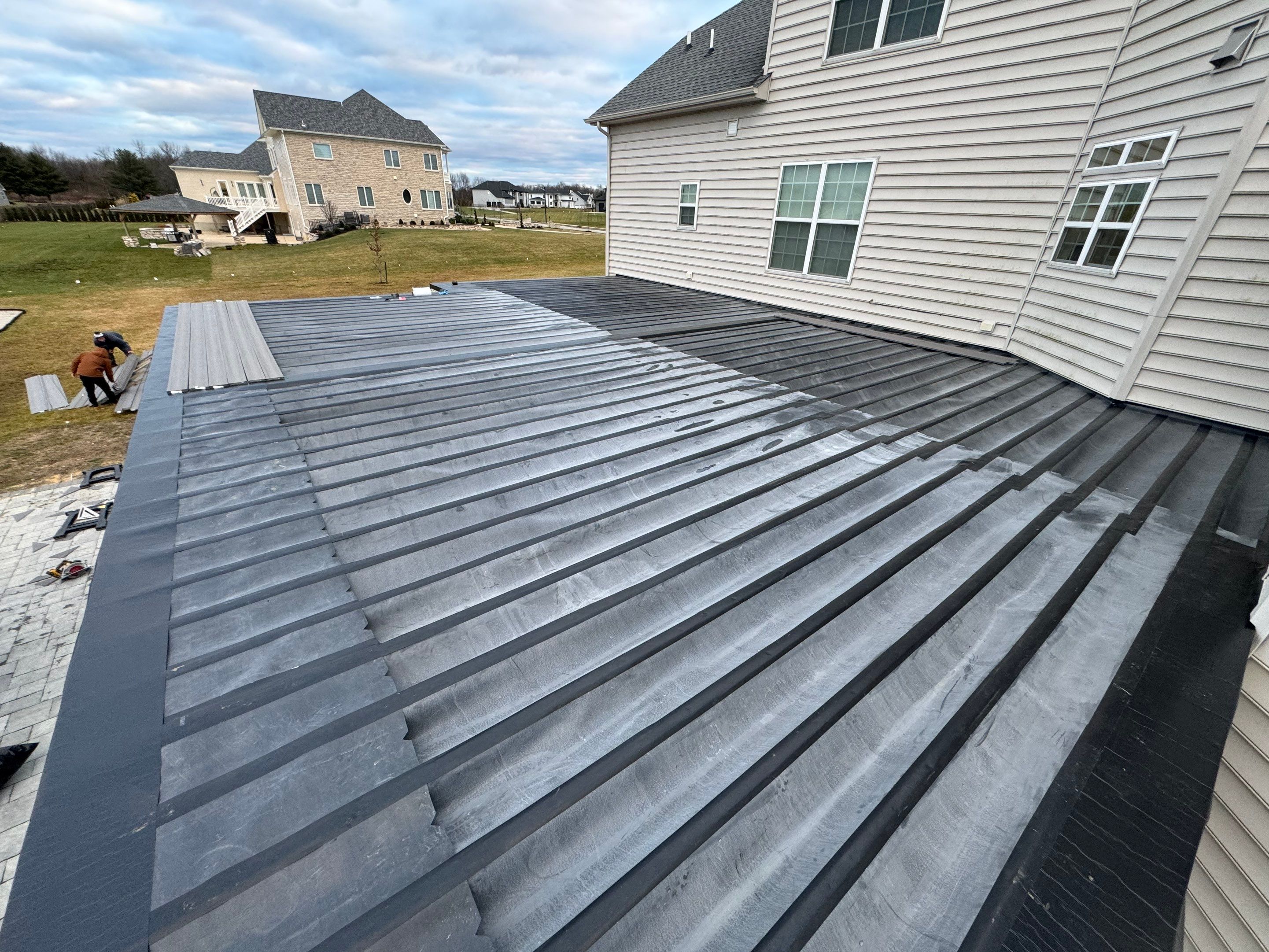 New Deck With Waterproofing  by deck guardian