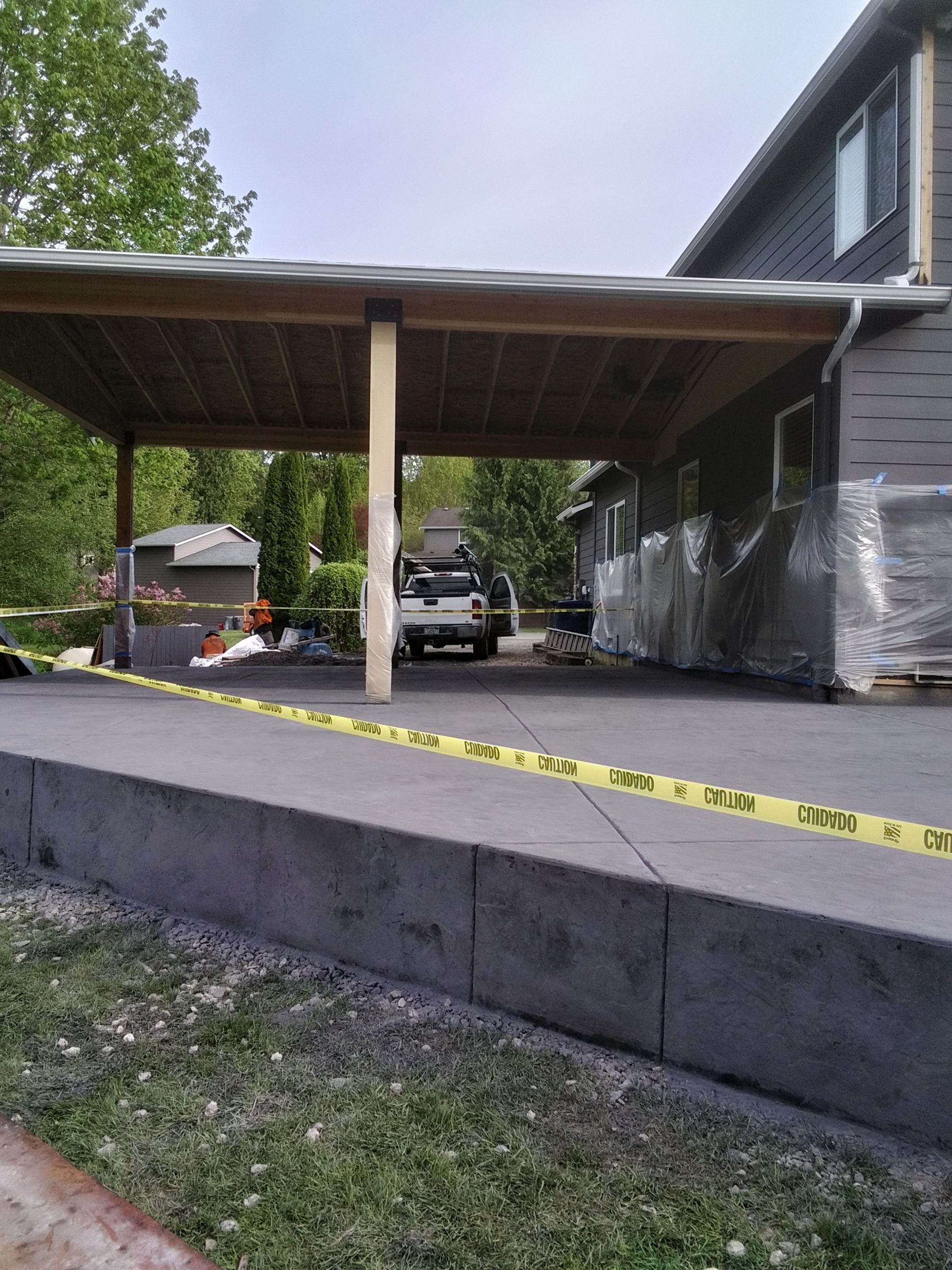 Ty | Concrete Patio by Jireh Asphalt & Concrete Inc 