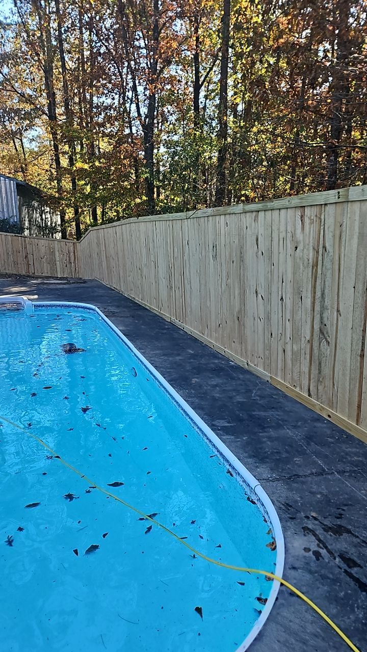 Million Dollar Lake - Deck and Fence by Pillar and Pine