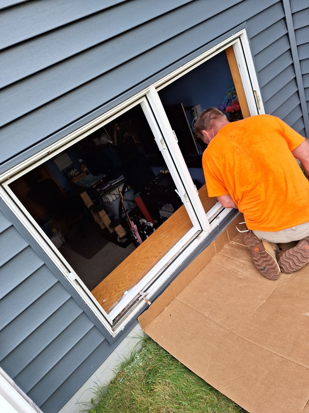 Window Installation using Provia Windows by Total Restoration Services 