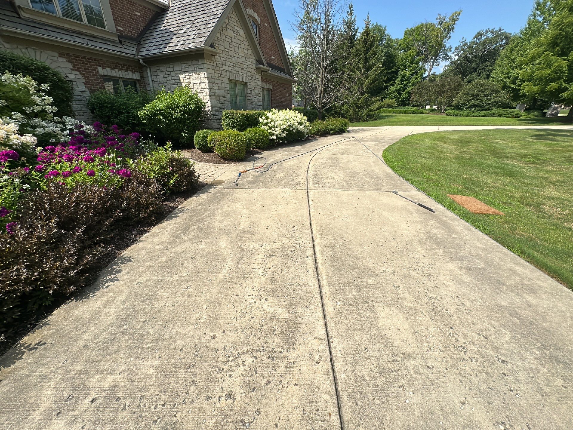 Brick paver clean, sand and seal.  using Surebond SB-1300 by Northern Power Washing LLC.