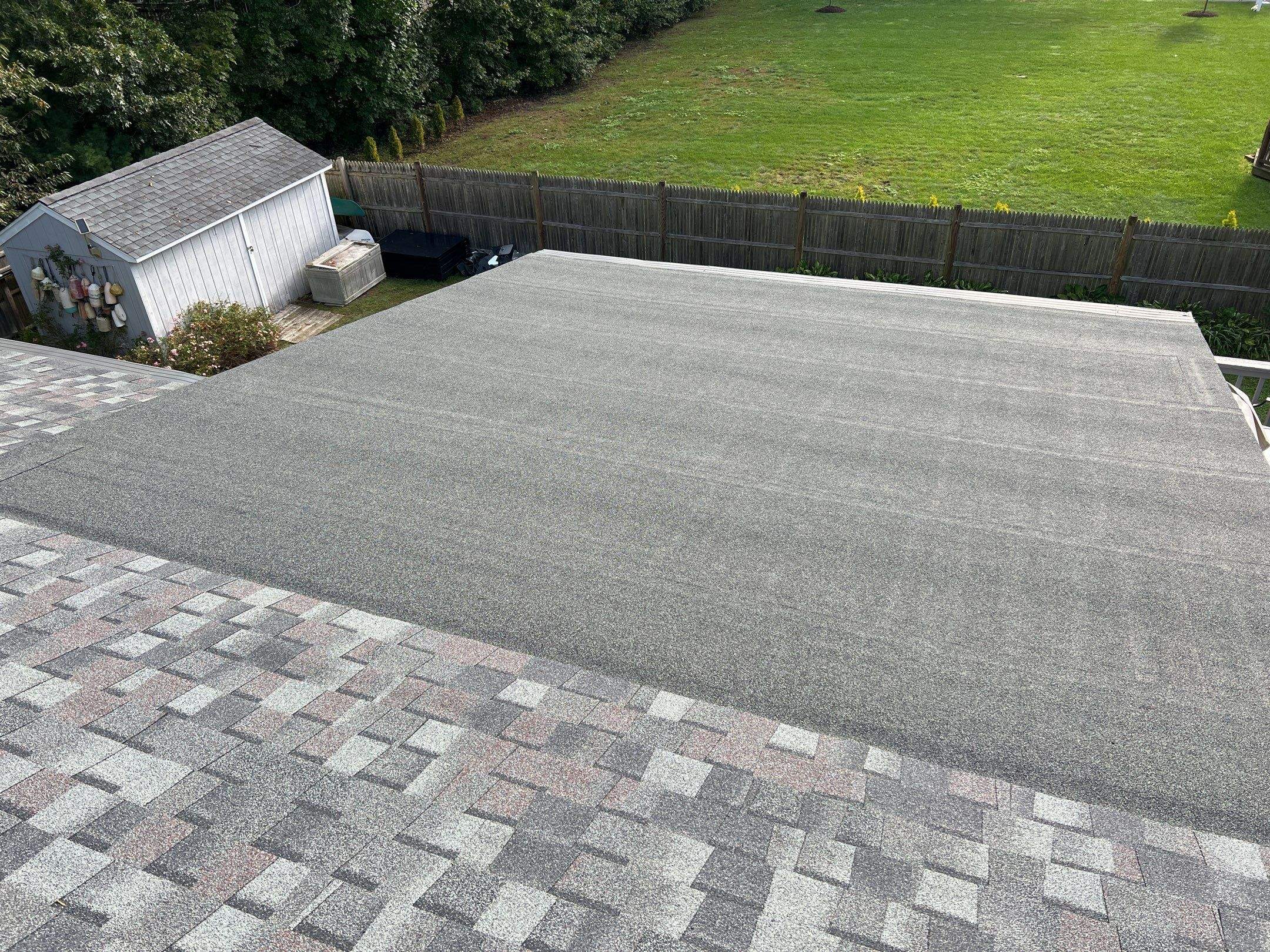 Low-Slope Roofs with Rolled Asphalt by Pinnacle Roofing & Skylights