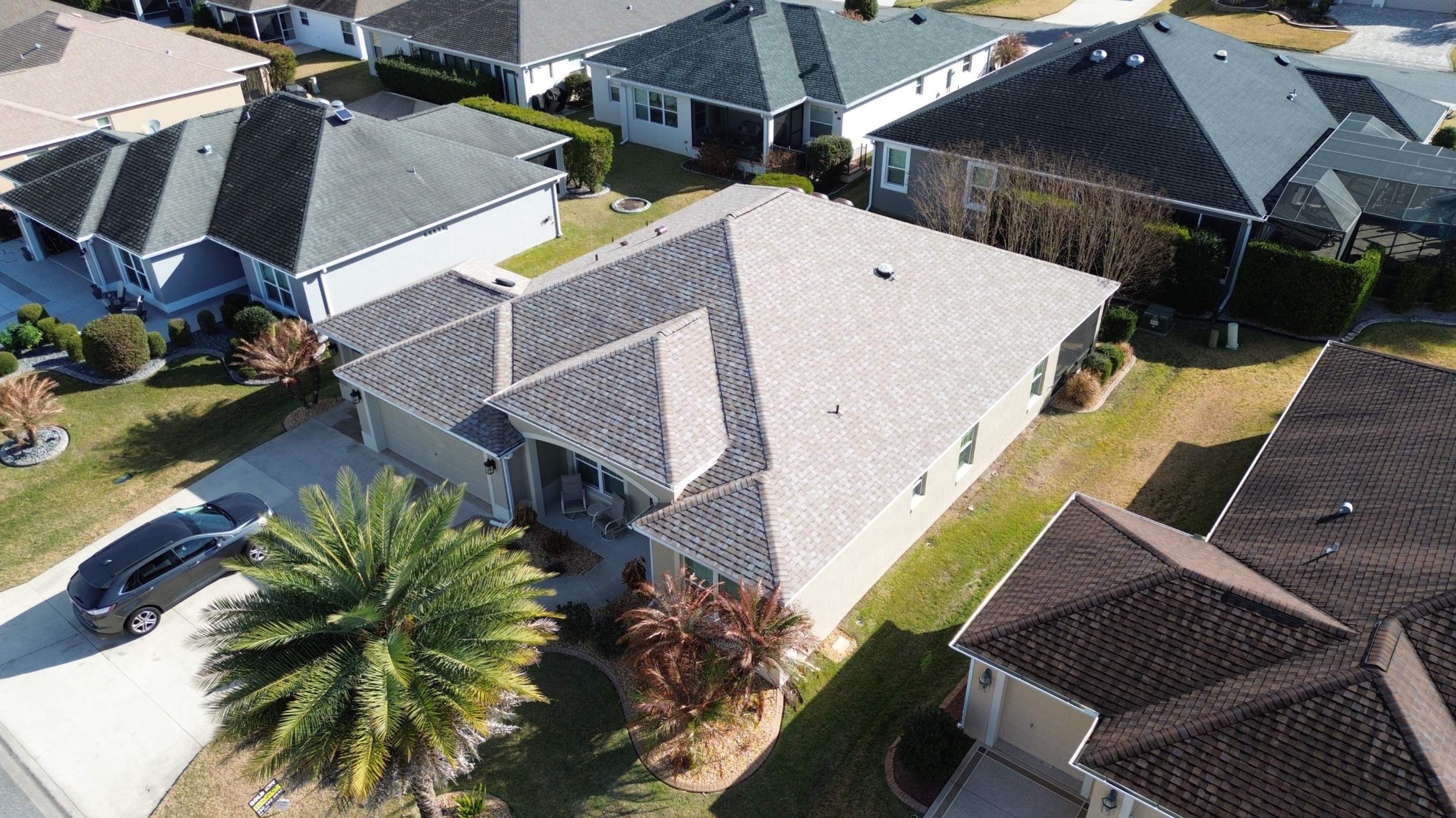 Residential reroof in The Villages FL  by Gold Key Roofing