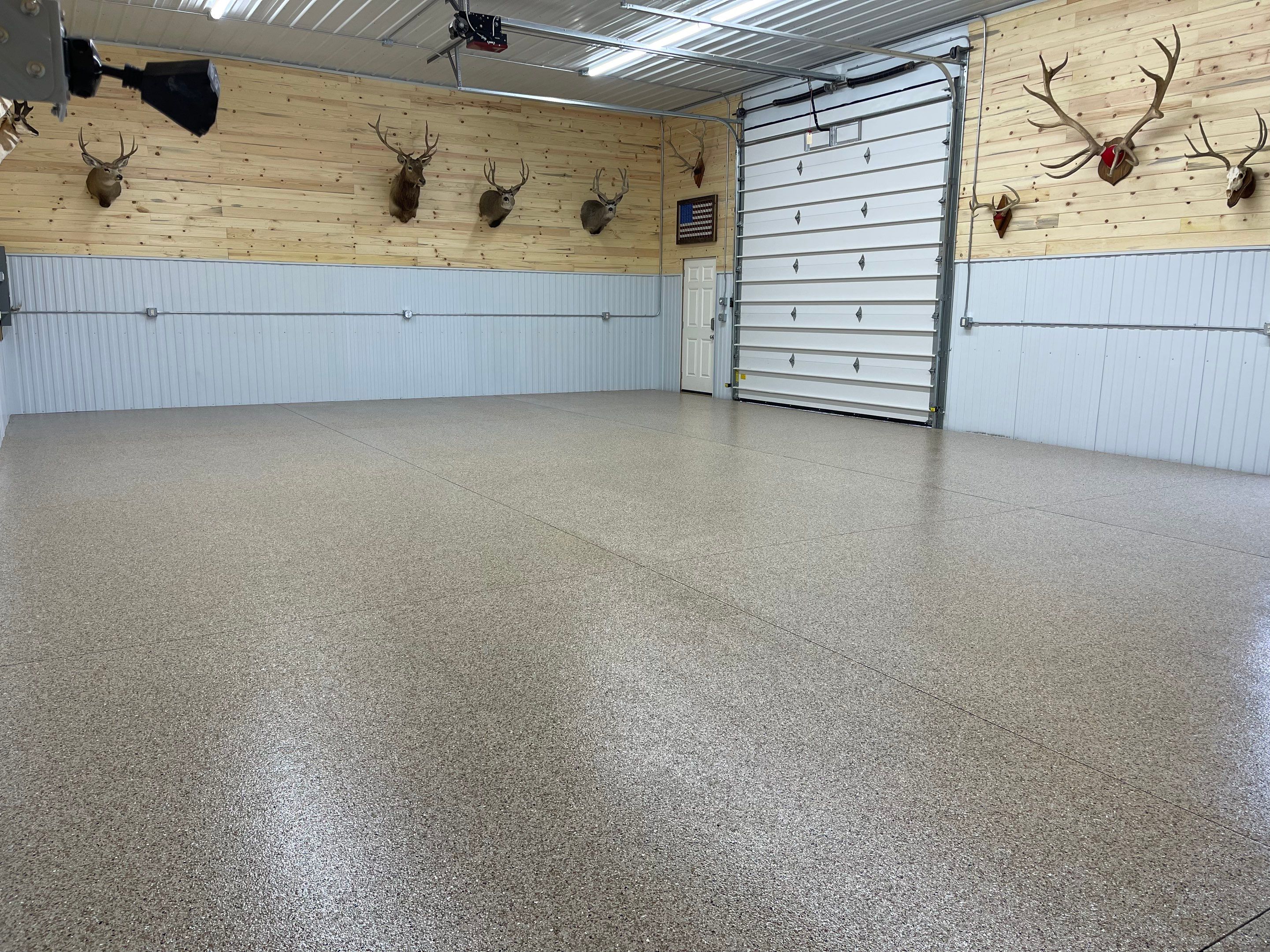 Garage using Pecan by Select Painting, Coatings & Garage Cabinets