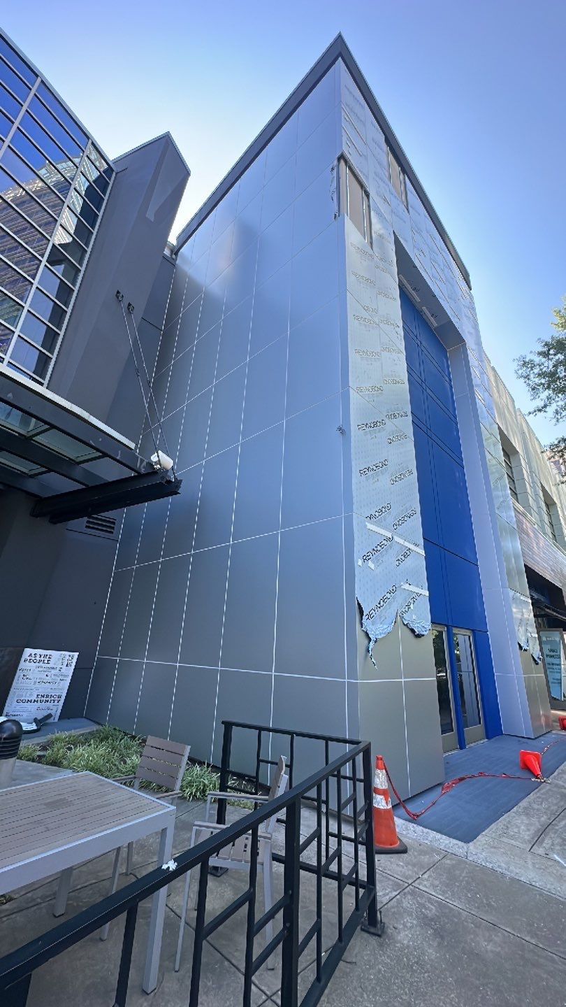 Exterior Installation using ACM Composite Panels by Infinity Metal Systems