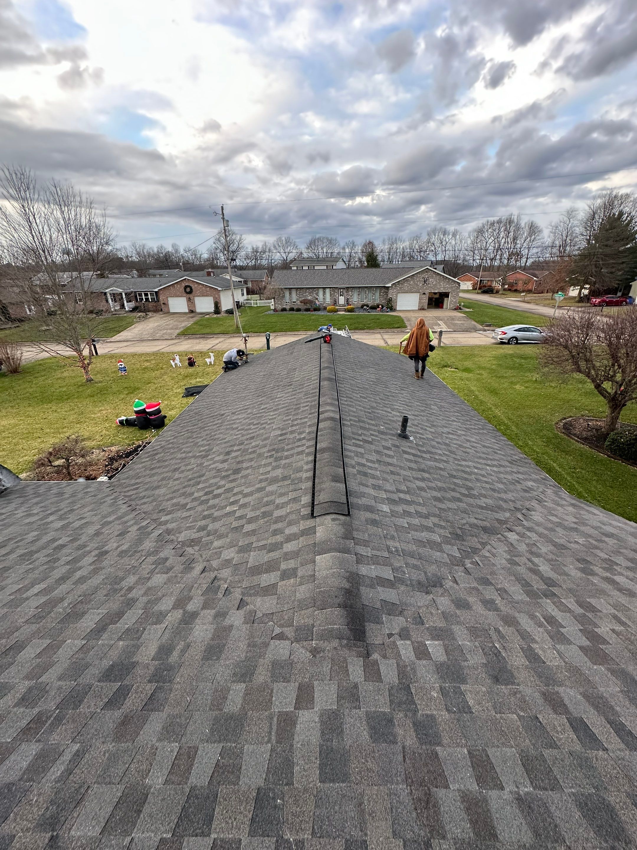 Residential Roofing Installation using GAF Timberline HDZ by Rainstoppers Roofing