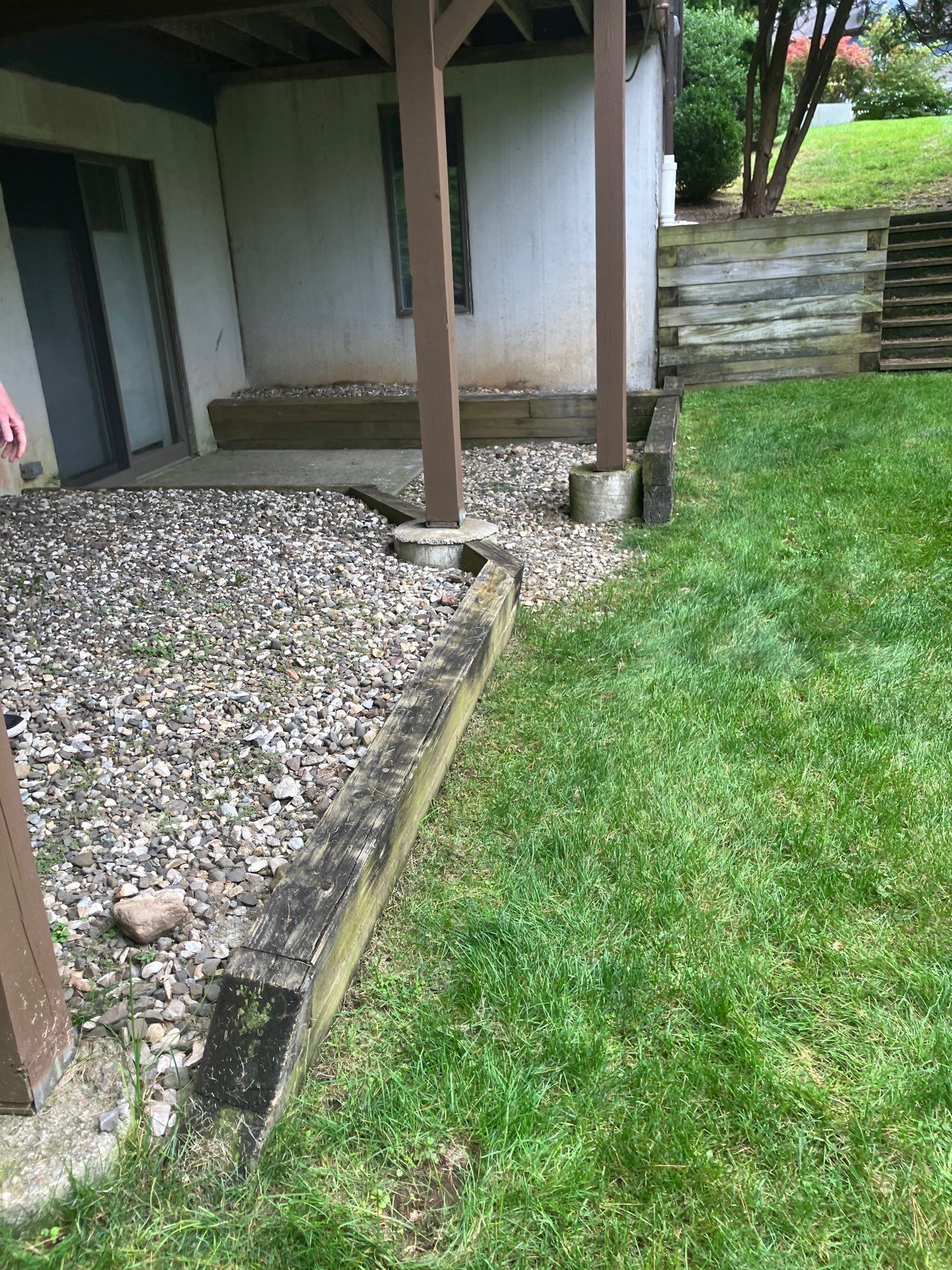 Railroad Tie Wall Replacements by High Sierra Landscape Contractors Inc.
