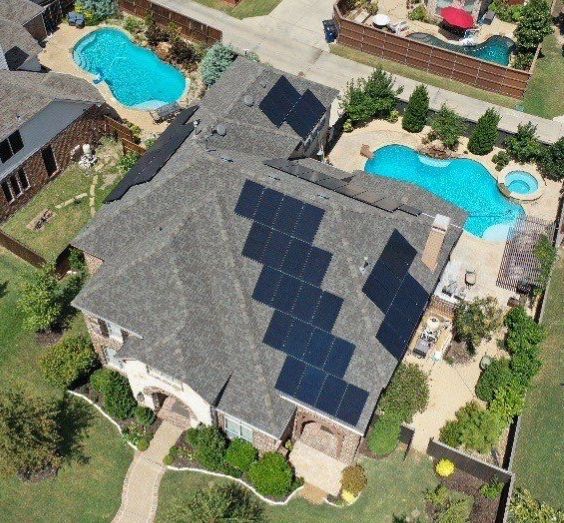 Frisco, TX - Reroof + Solar Detach & Reset by Wells Legacy Roofing