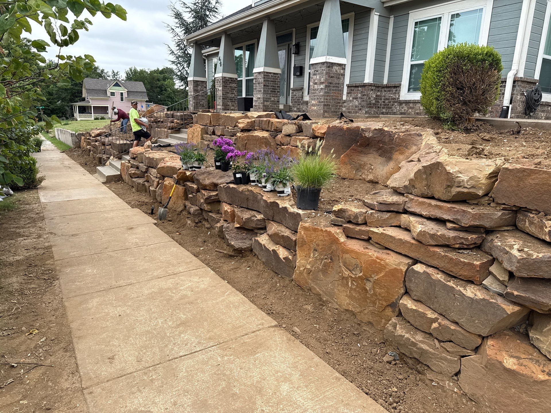 Project in Tulsa by Greenscapes Outdoor
