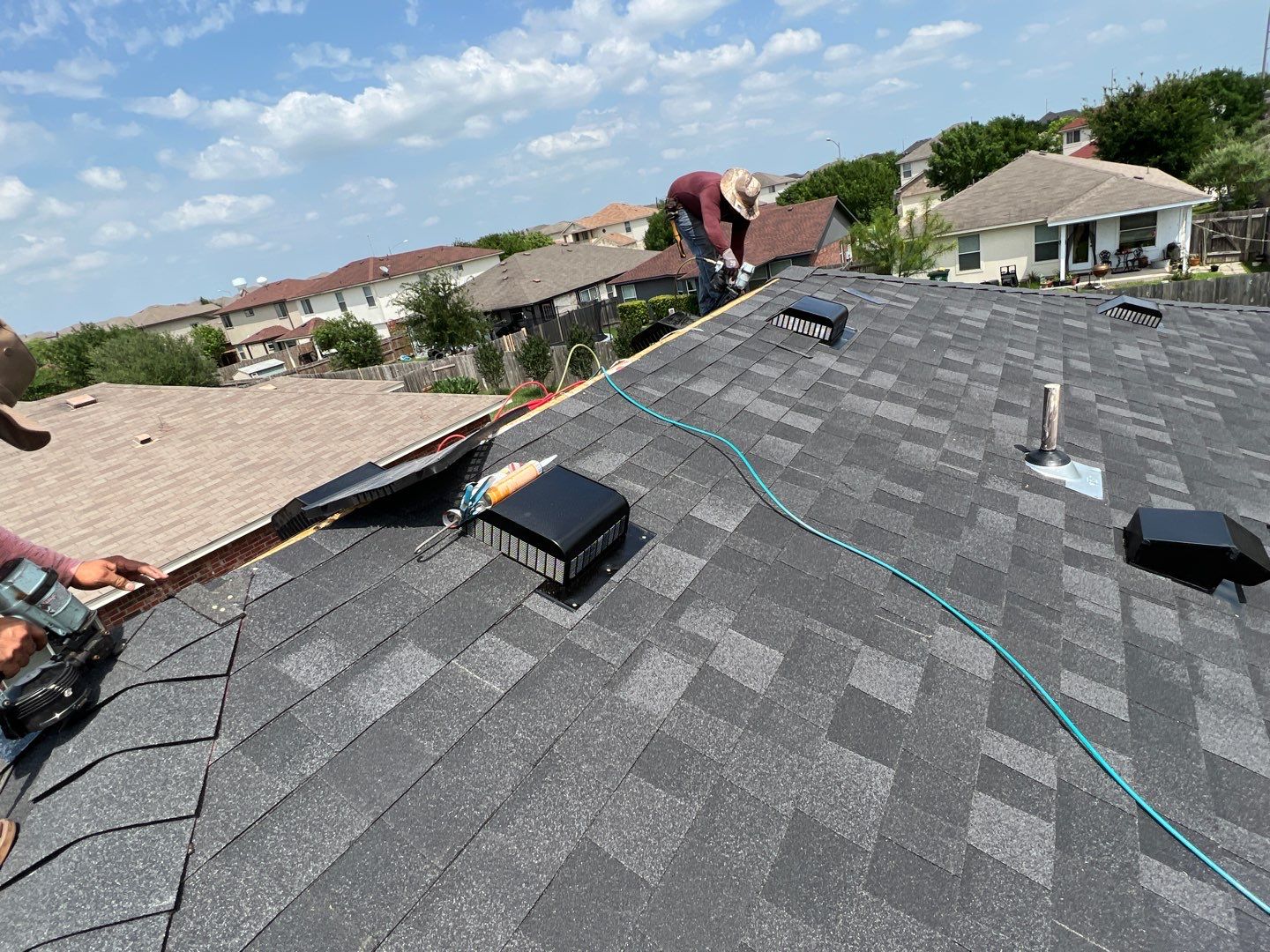 Manor Residential Roof Replacement with Asphalt Shingles and OSB Decking by Caliber Restoration LLC