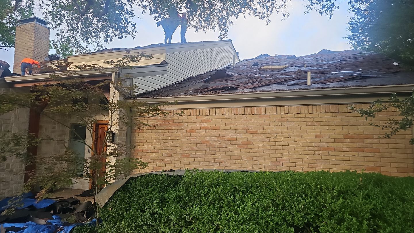 Lake Highlands Roof Replacement Below 4/12 Pitch by Bert Roofing Inc