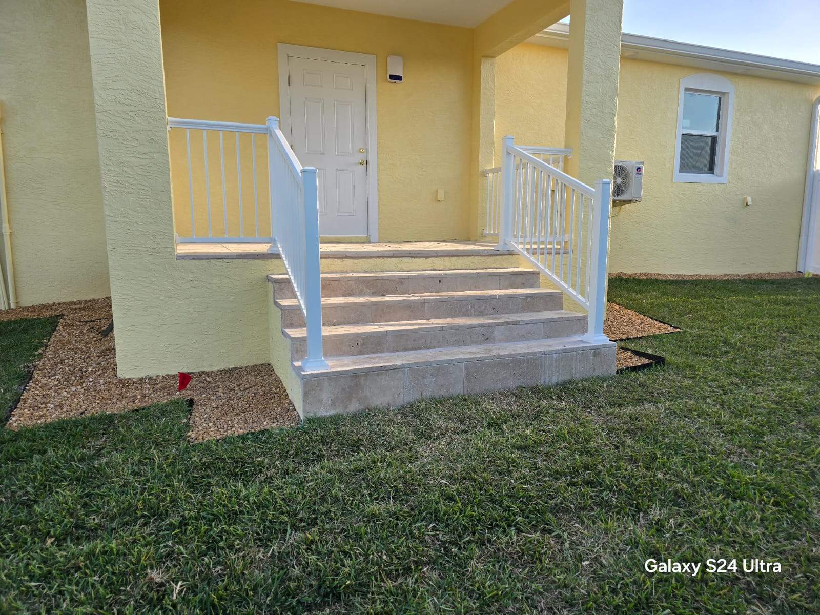 Vinyl Privacy Fence and Porch Railing Installation in Port Charlotte by True Fence LLC