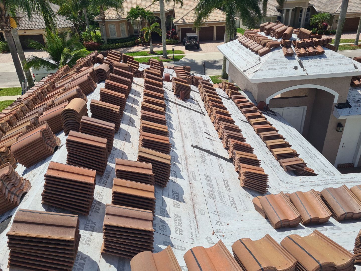 Residential Roofing Installation using Eagle Roofing Tile by BLUES BROTHERS ROOFING