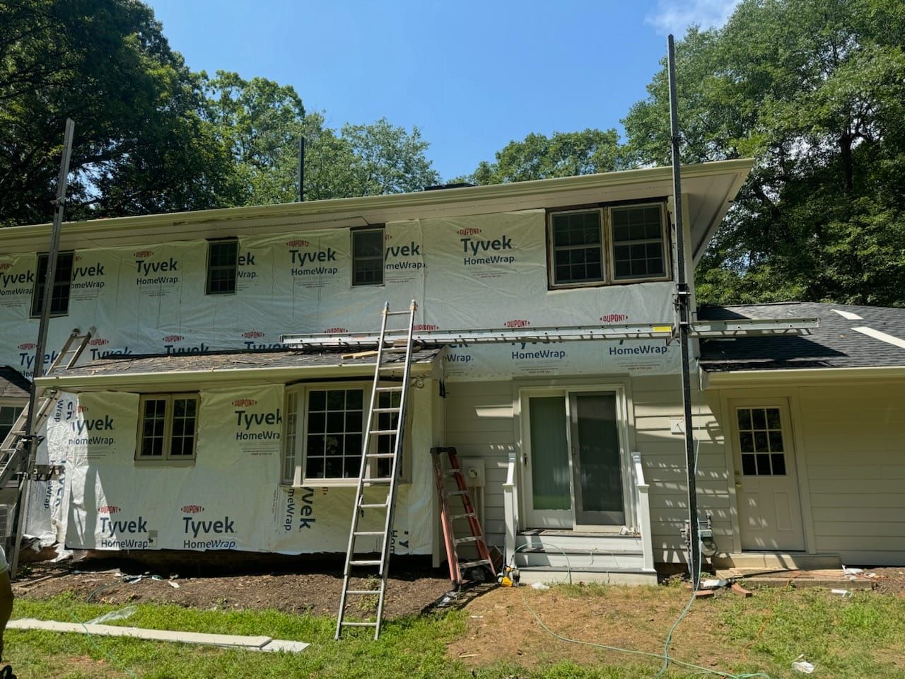 Great Falls: Siding Replacement with James Hardie Statement Beaded Plank in Cobblestone by RM Banning, Inc.