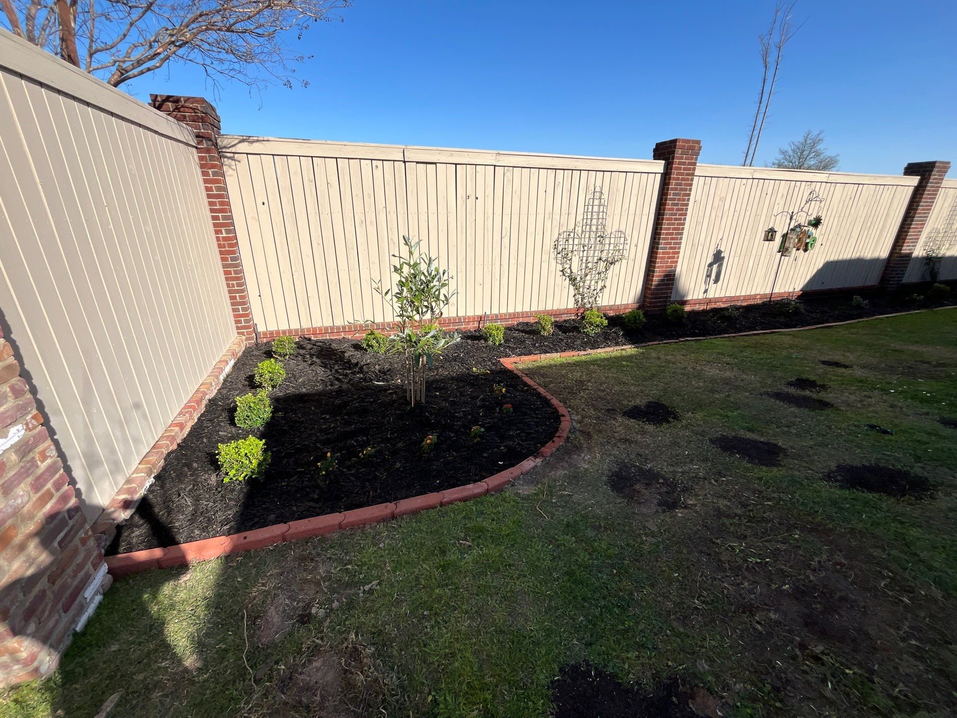 Back yard Makeover by College Bros Outdoor services