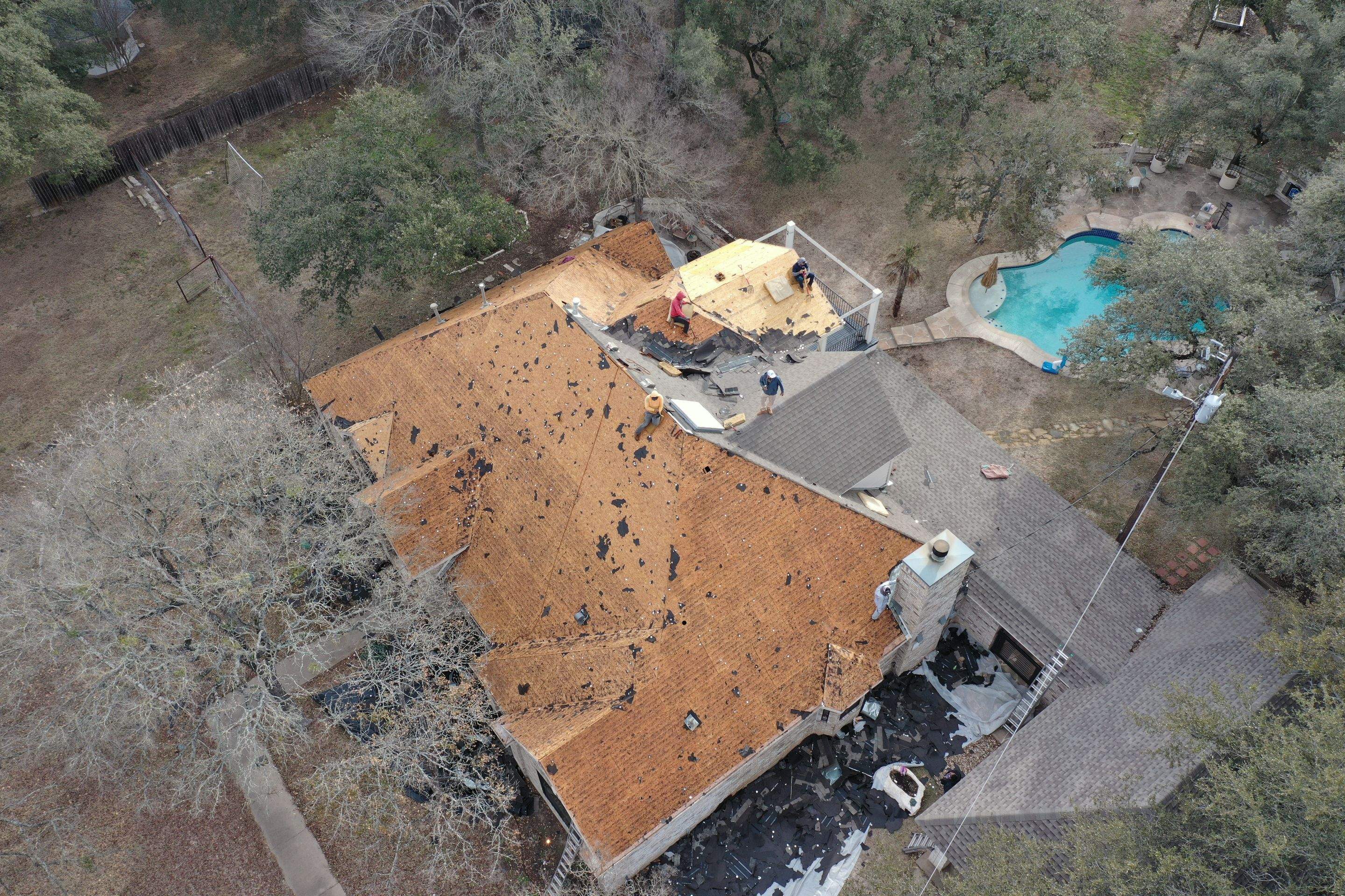 Residential Roof Replacement using Owens Corning Duration by Action Exteriors Austin