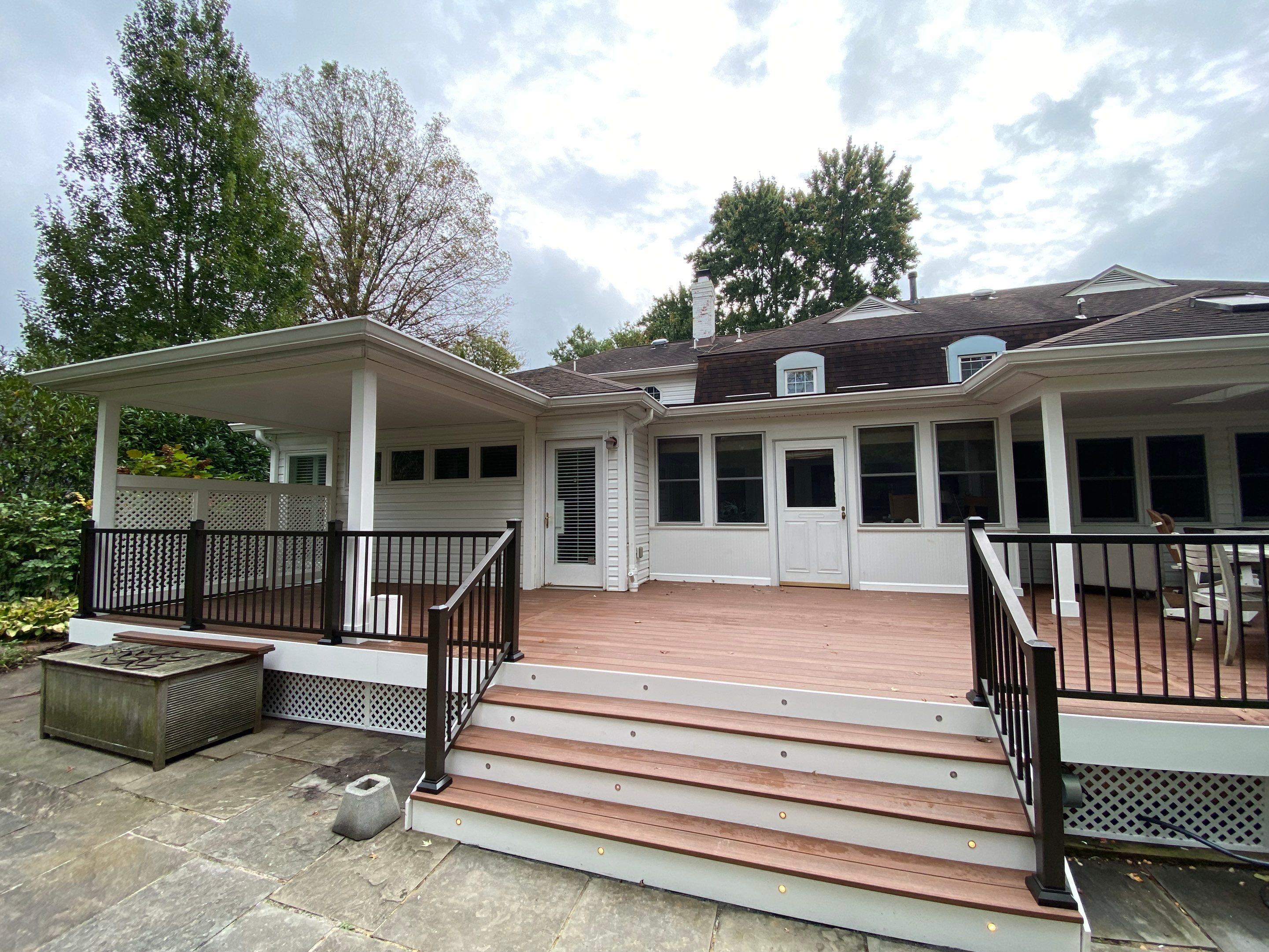 Deck Transformation using Timbertech & Azek by The Smet Companies, LLC