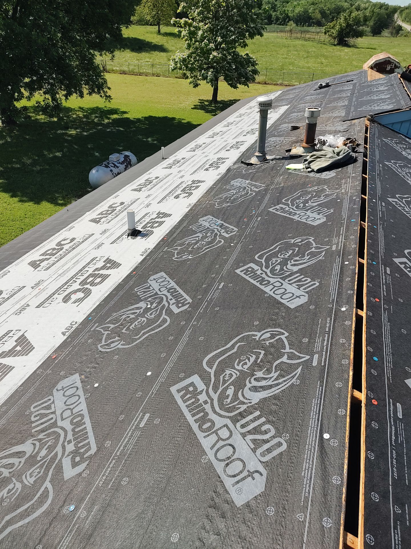 Roof replacement & Storm Door by In & Out Construction & Remodeling, LLC