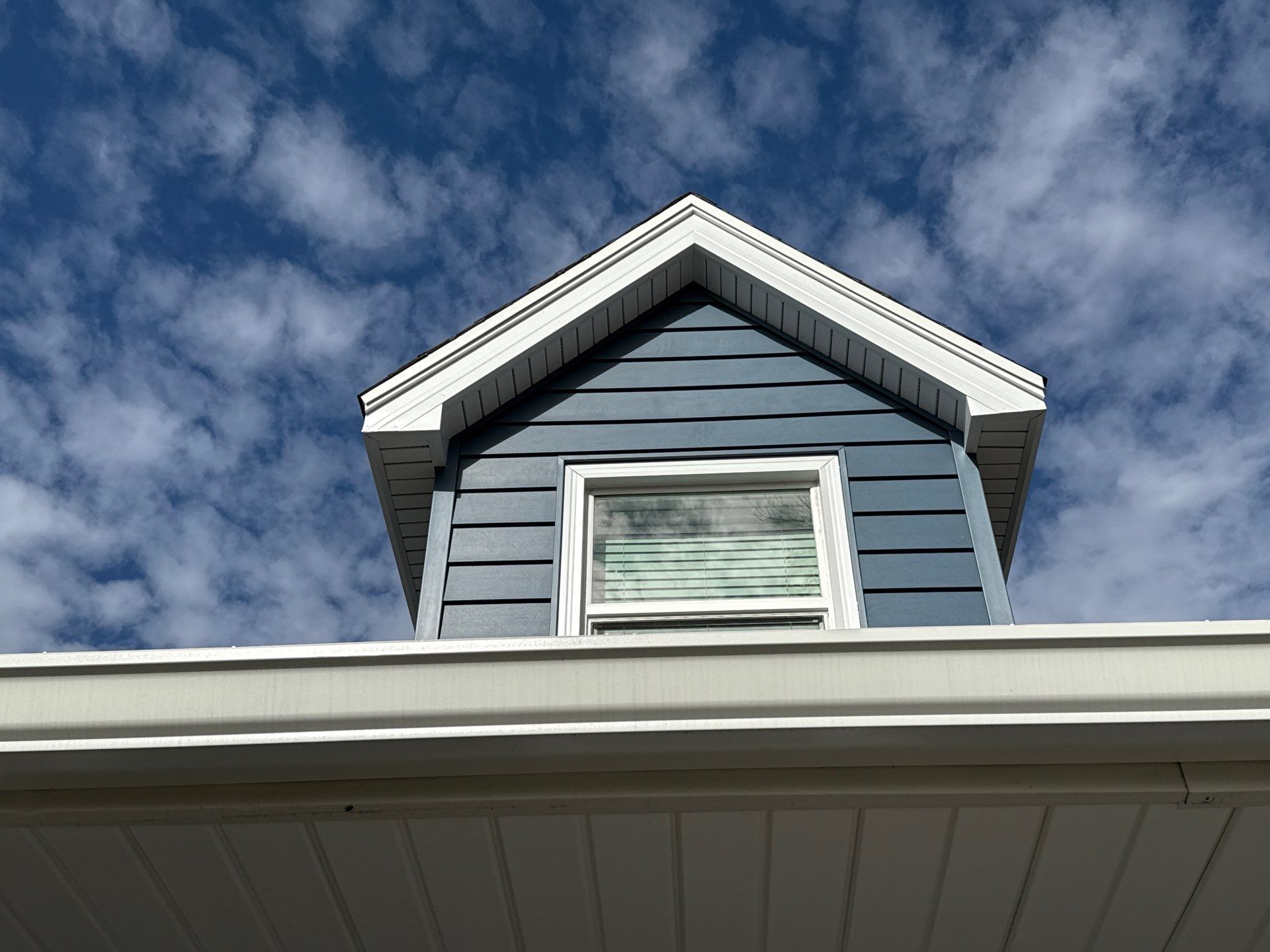 Out with the Old , in with the Blue  by EEC  Windows, Siding & Roofing 