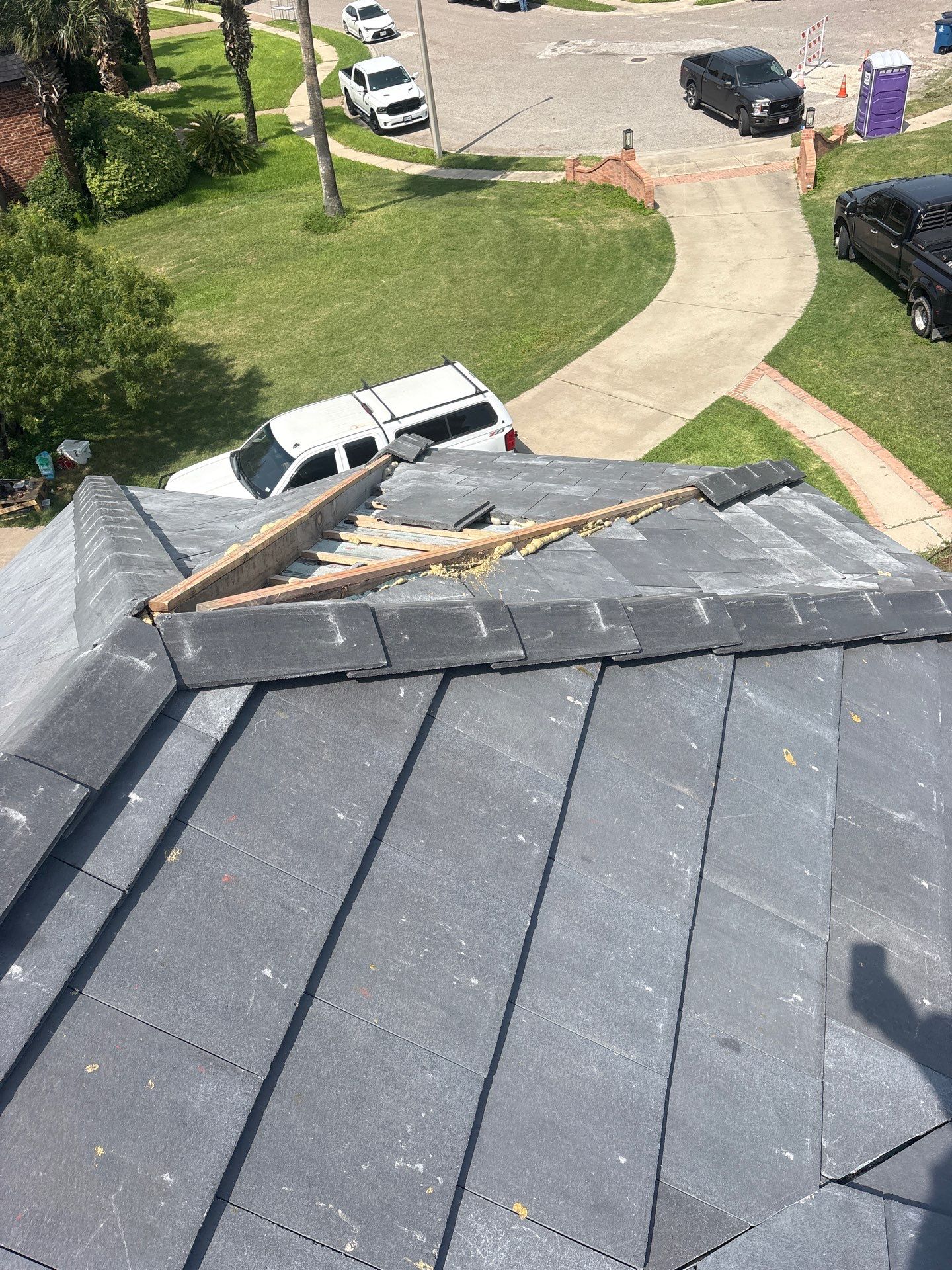 Golf-Proof Tile Roof by Bayfront Roofing and Construction