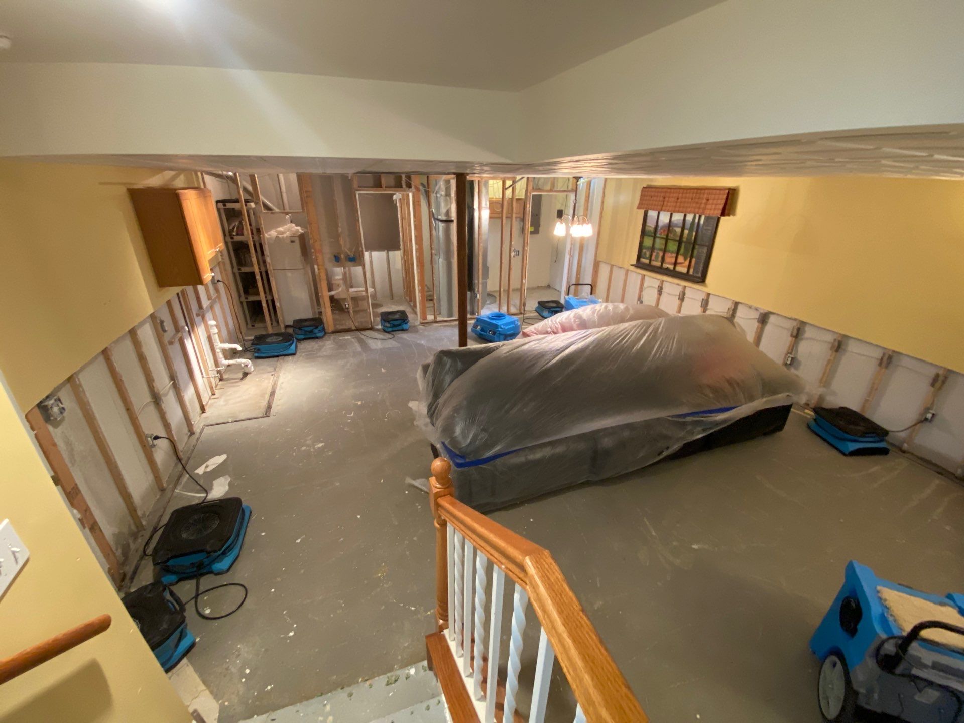 Project in Novi by EzDry Water Mitigation & Property Restoration