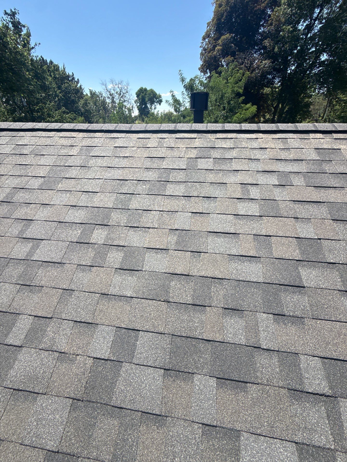 Residential Roof Replacement With Gray Architectural Shingles in Boise by Olive Roofing