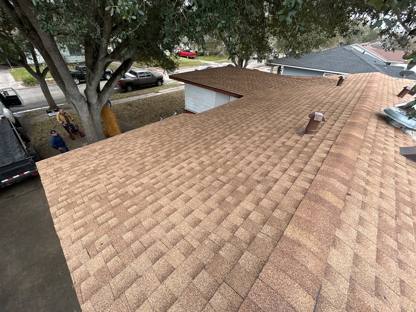 Residential Roofing Installation using GAF Natural Shadow by Lighthouse Roofing