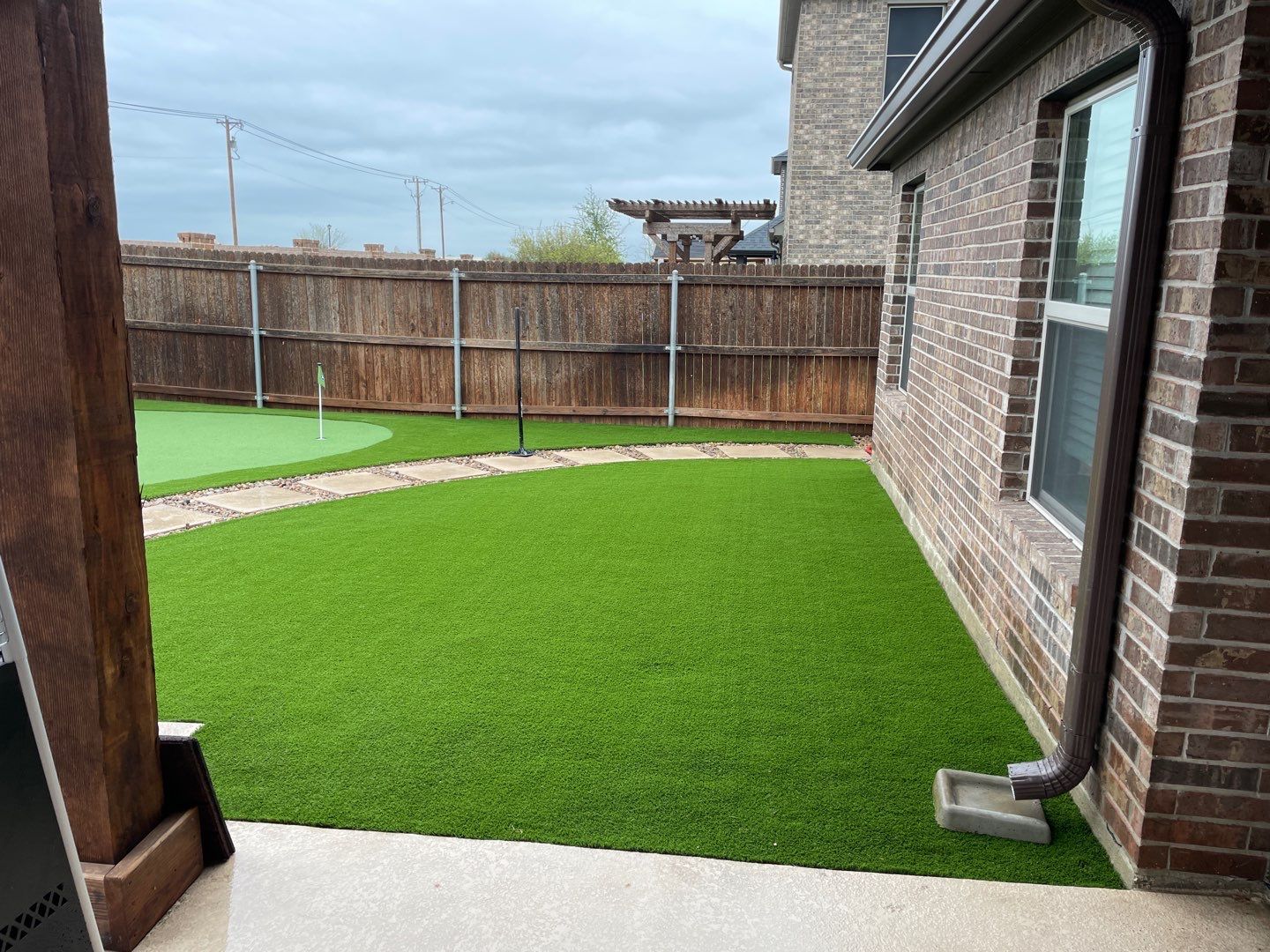 Synthetic Turf Installation using Pet Turf by Turf Concepts