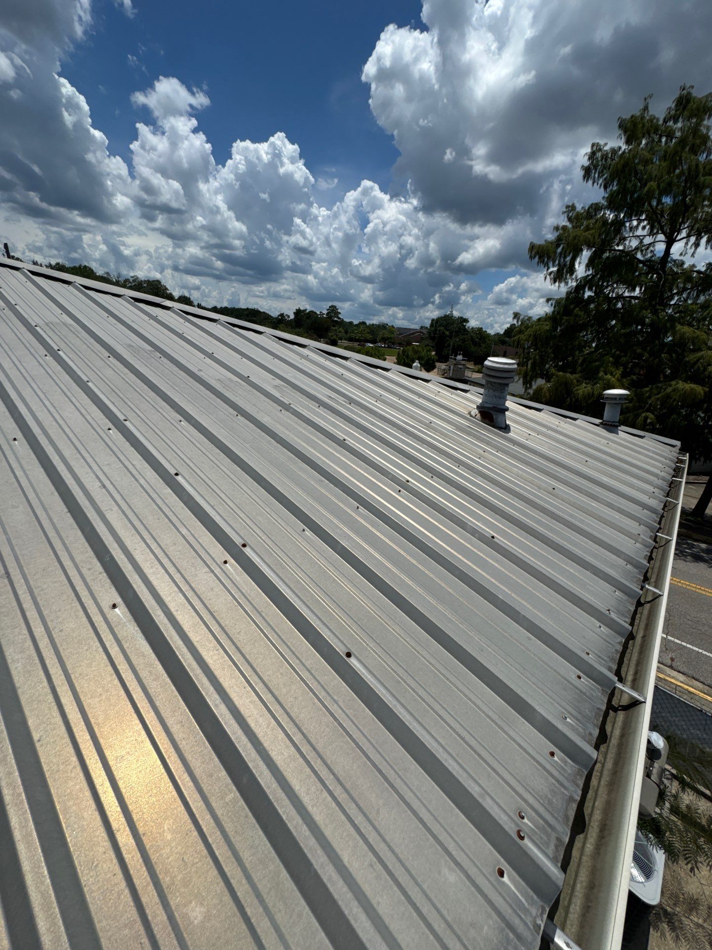 VFW Hattiesburg — Metal Roof Screw Replacement by Frontline Roofing